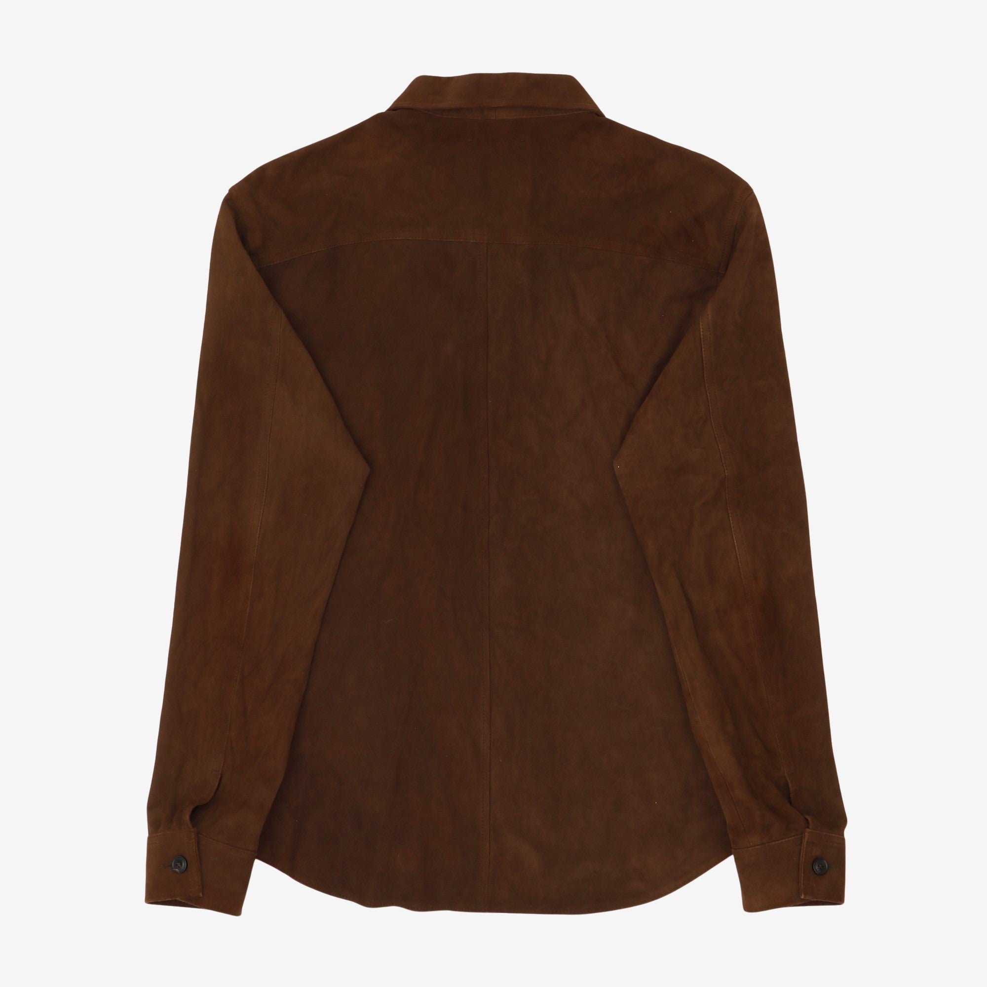 Suede Zip Shirt