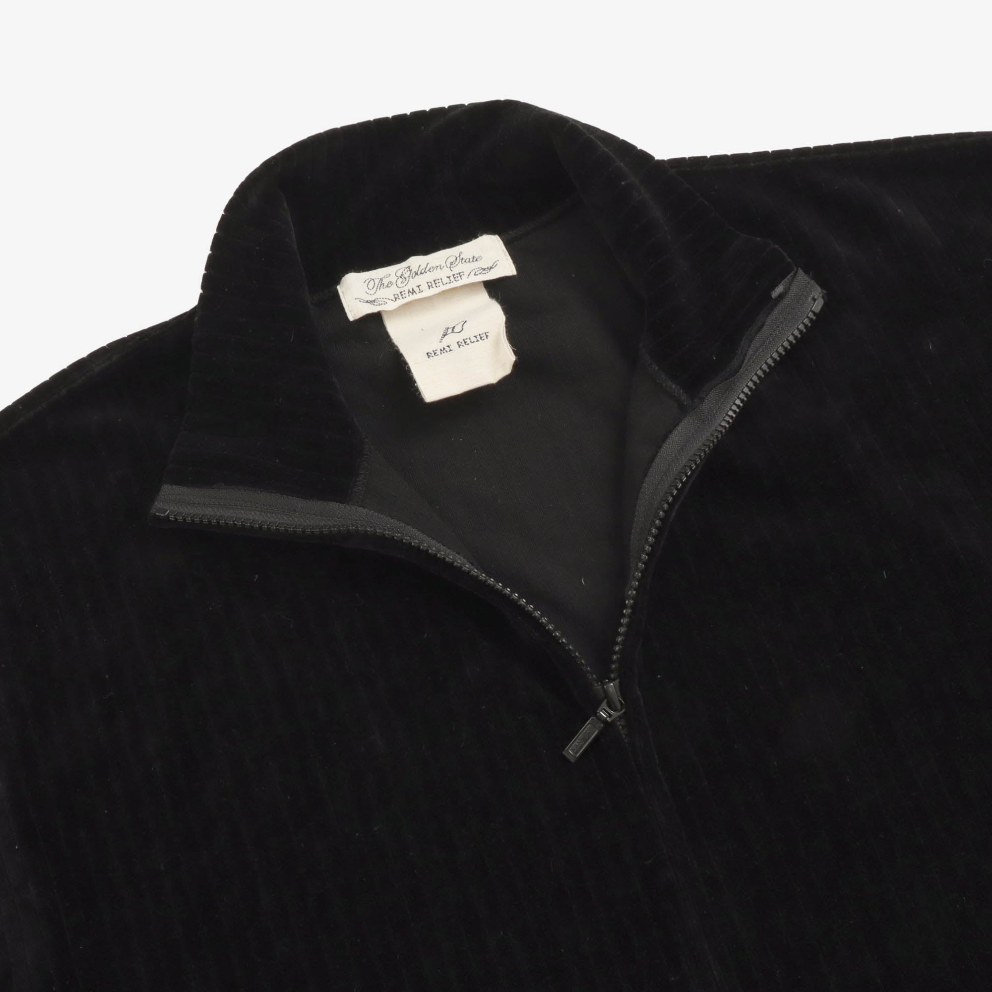 Velour Zip Track Jacket