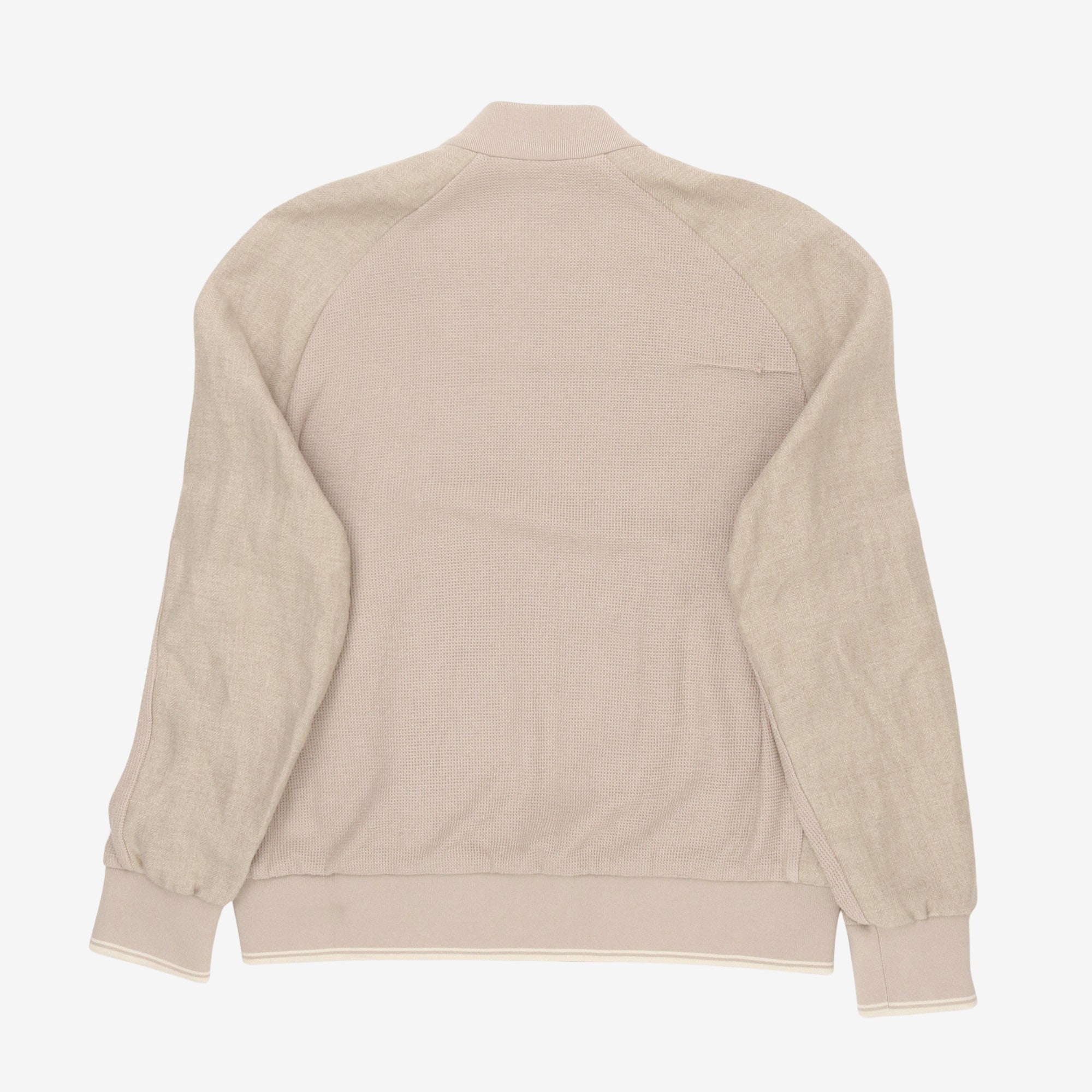 Linen Silk Bomber Jacket