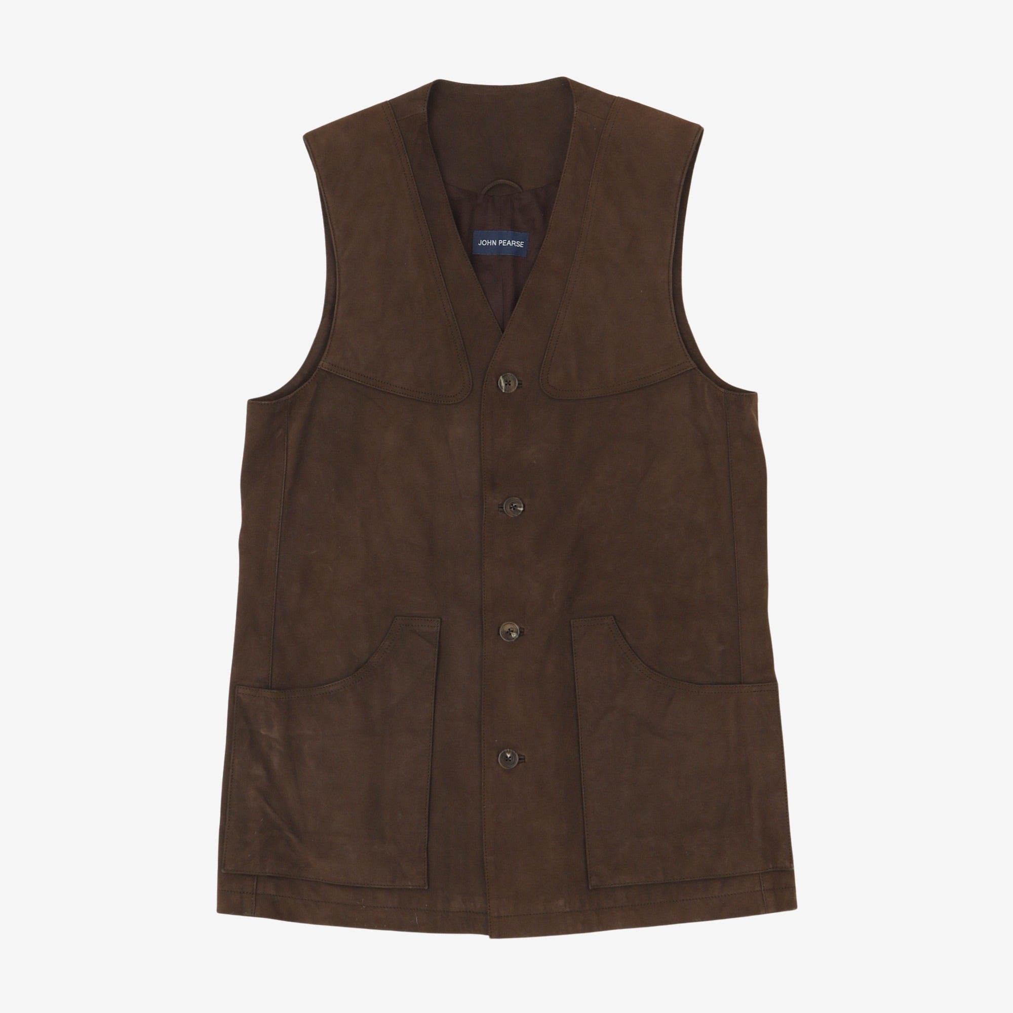 Bespoke Suede Shooting Vest