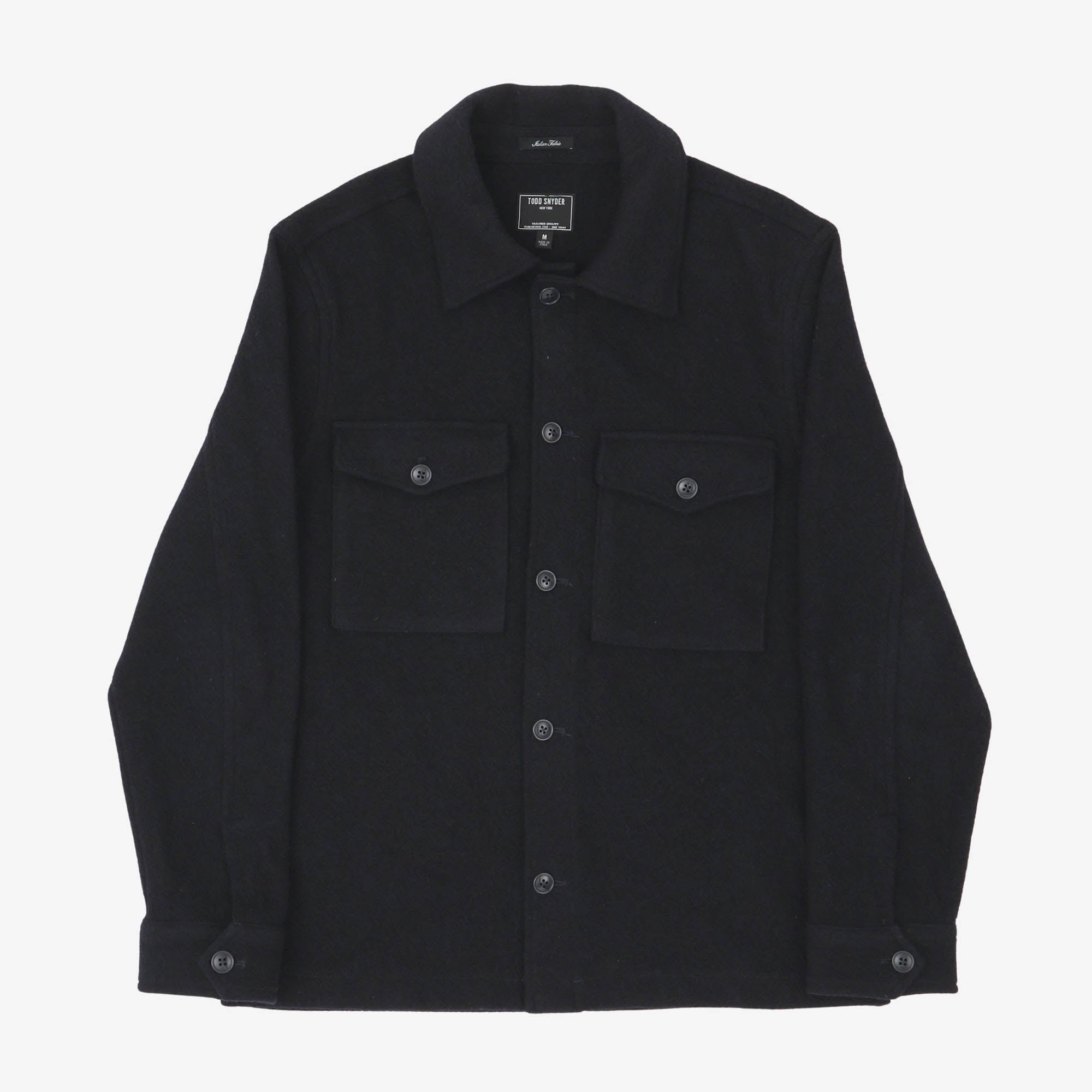 Boiled Wool Shirt Jacket