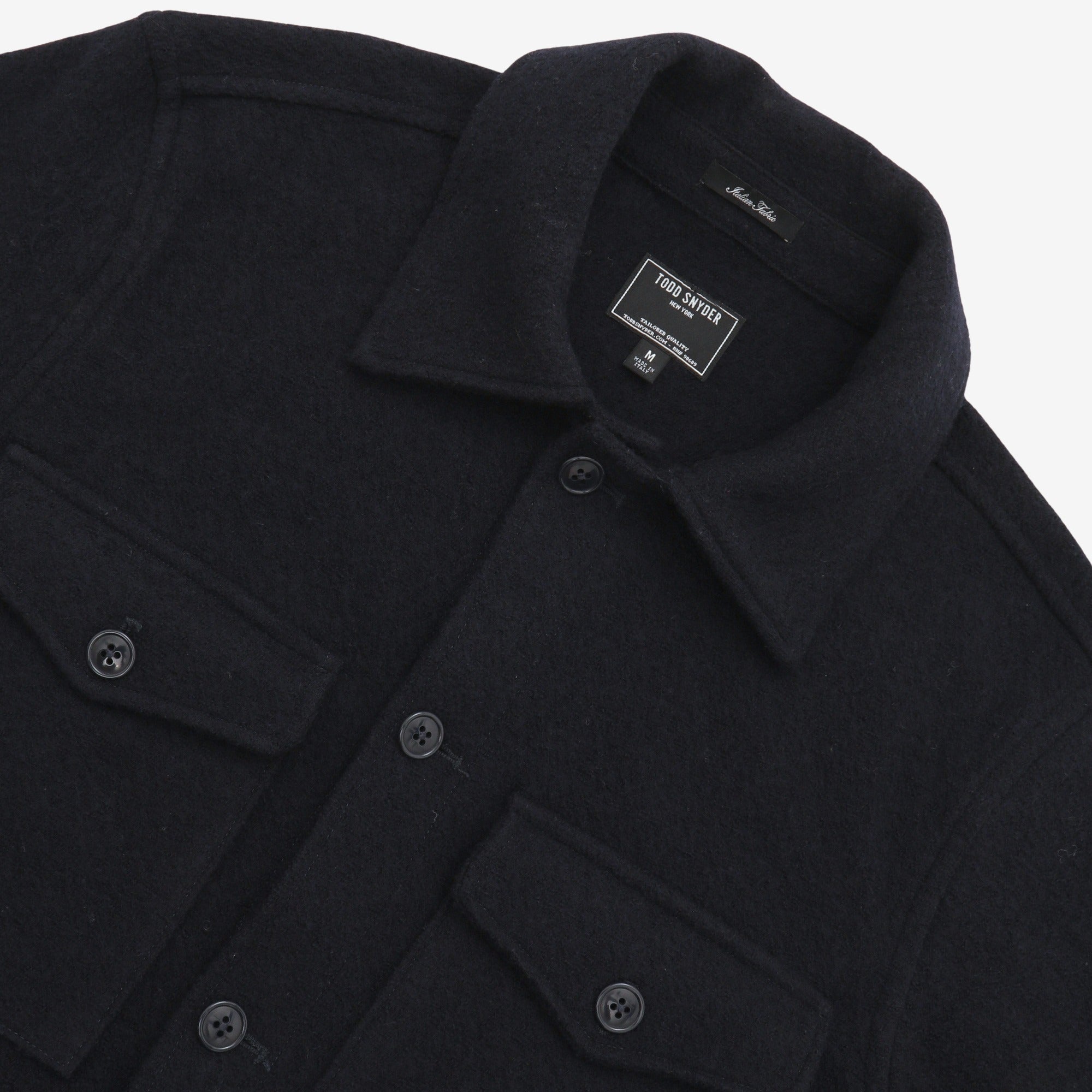 Boiled Wool Shirt Jacket