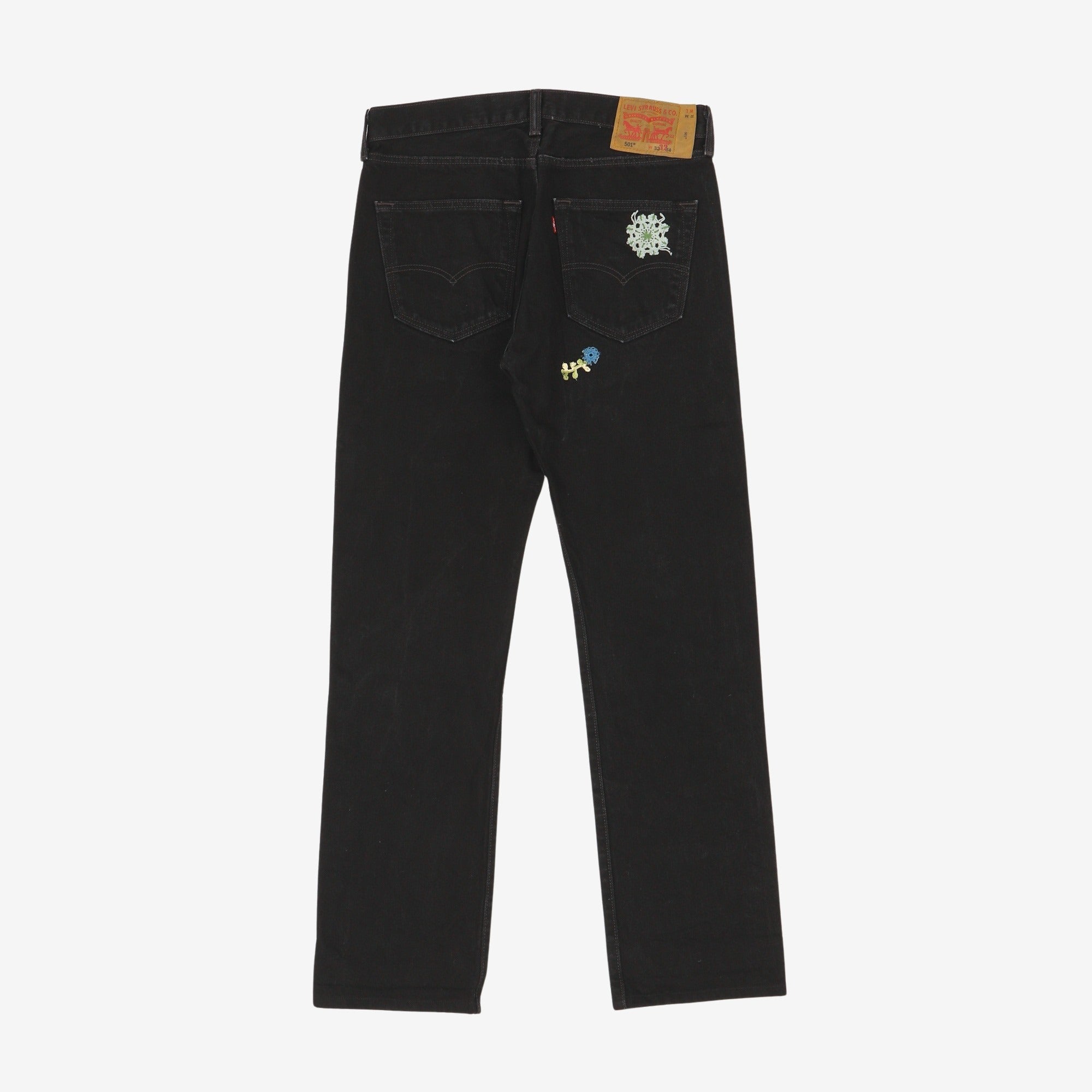 Bentgablenits 501 Embroidered Denim