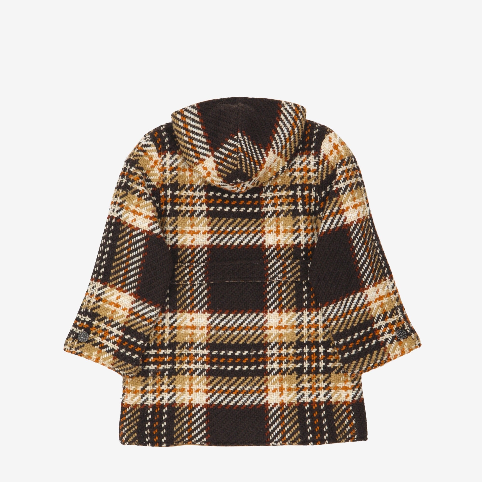 Reversible Woven Check Overcoat