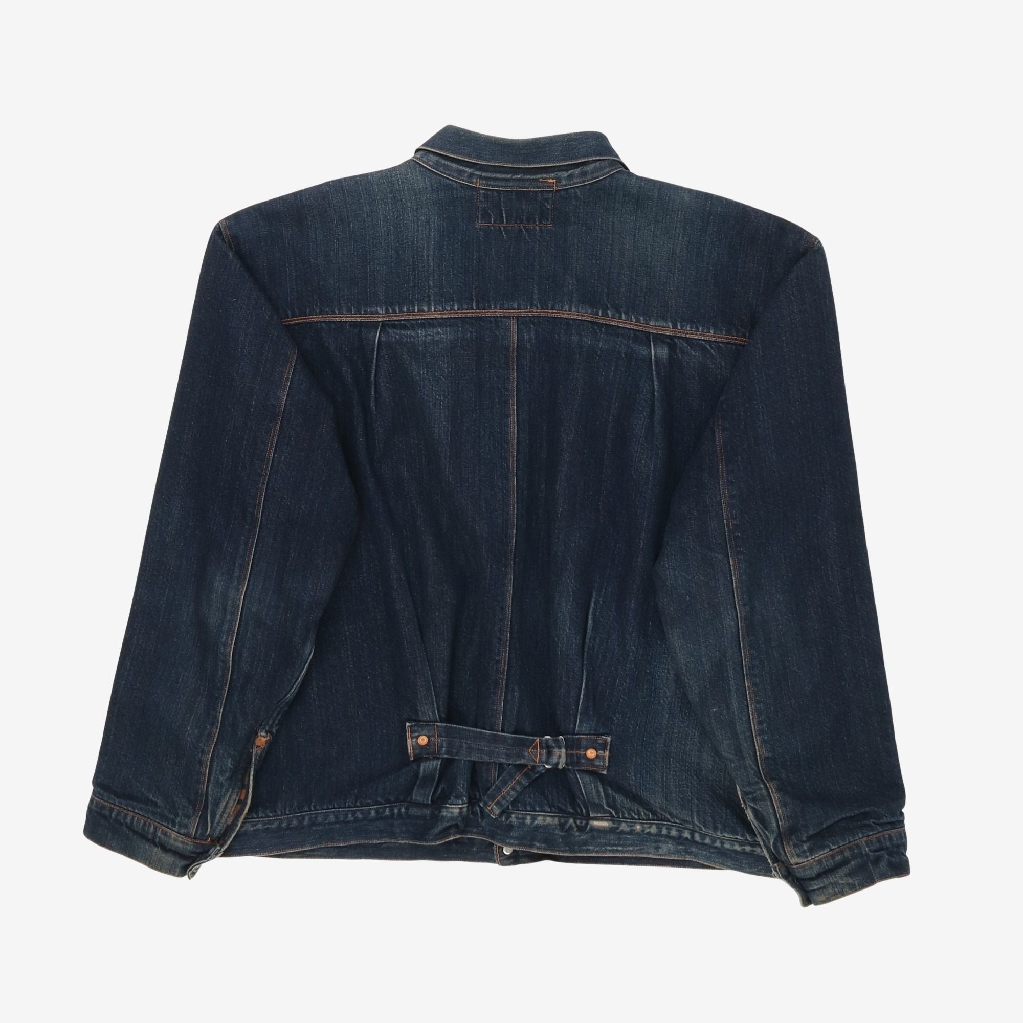 1897 Pleated Blouson Denim Jacket