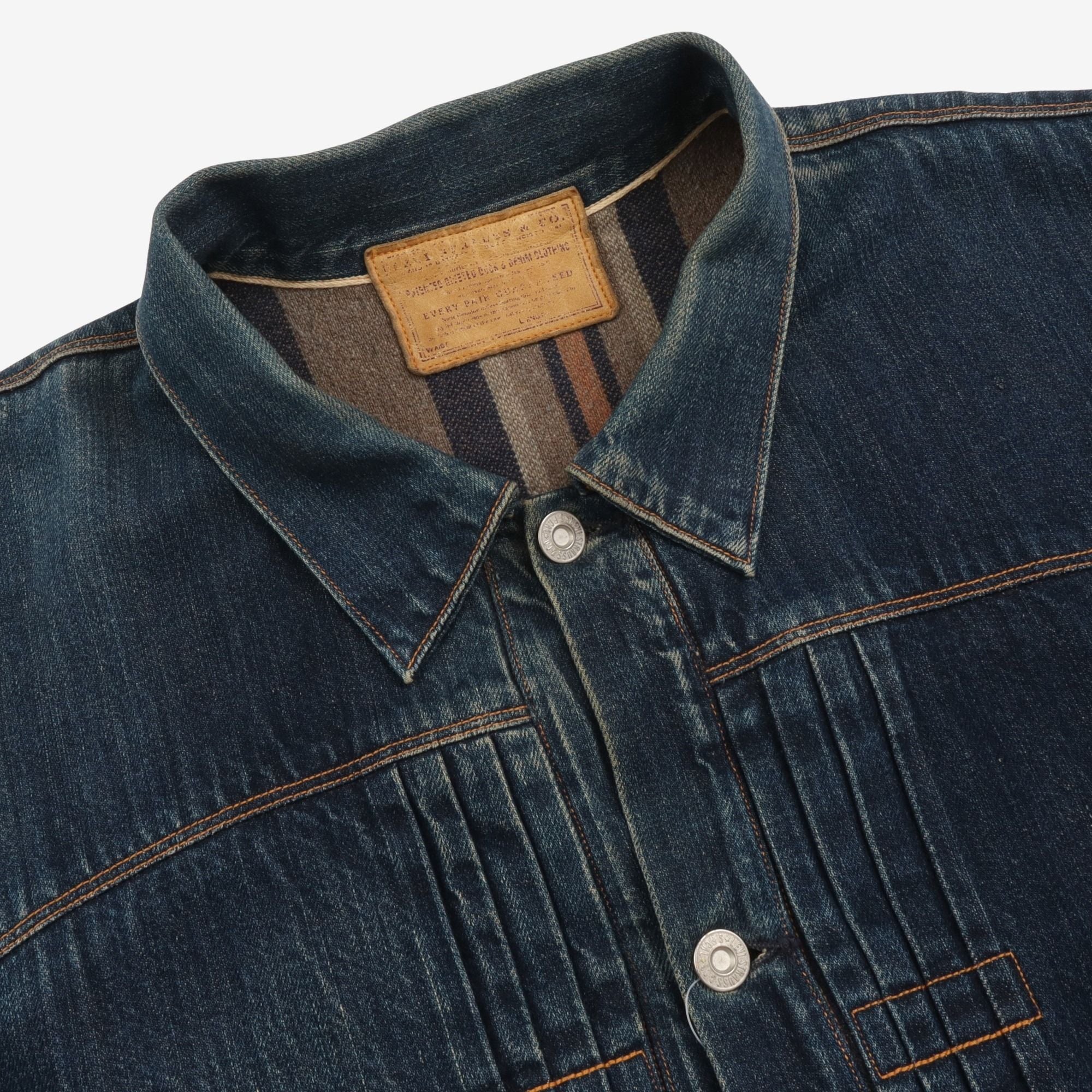 1897 Pleated Blouson Denim Jacket