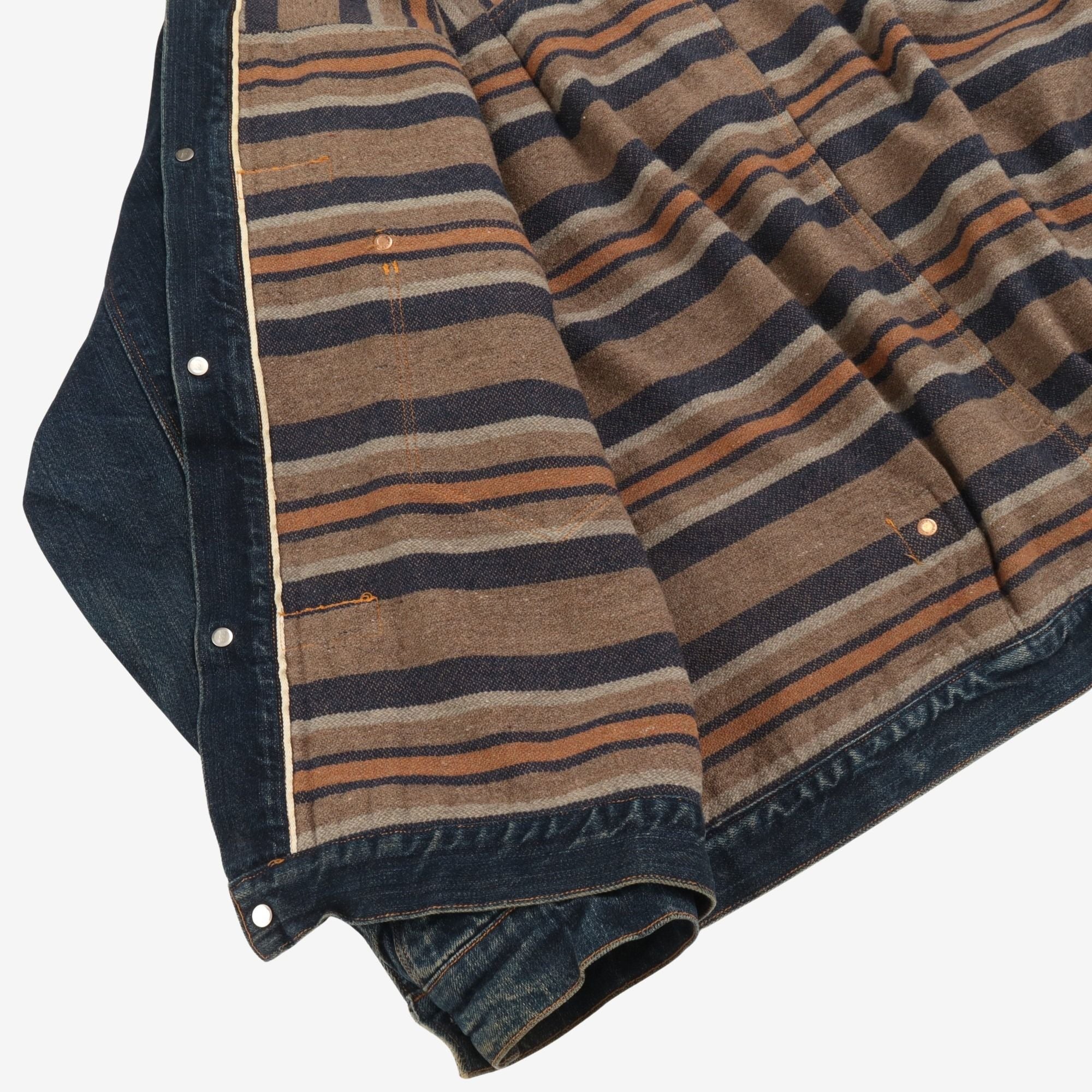 1897 Pleated Blouson Denim Jacket