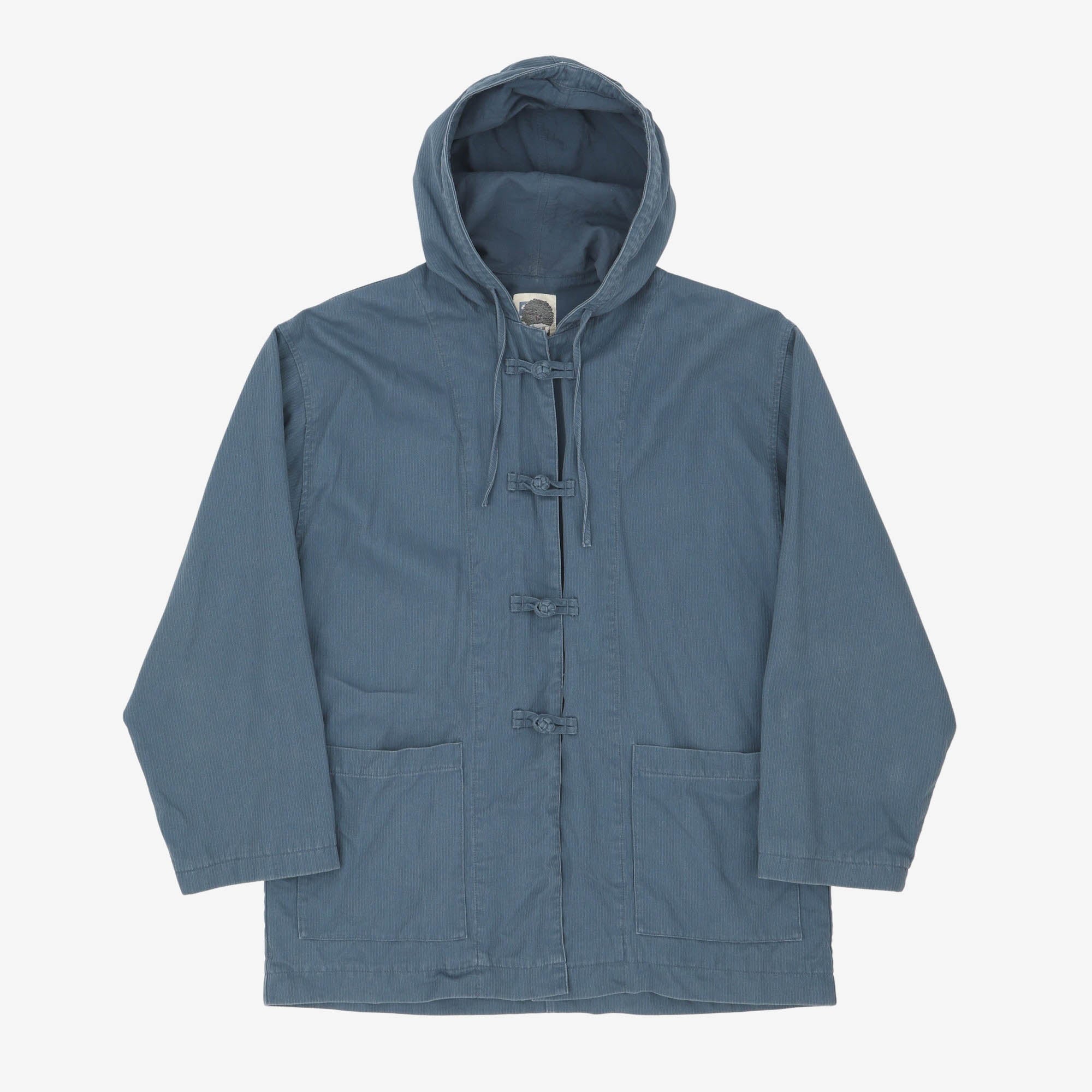 Hooded Knot Link Coat