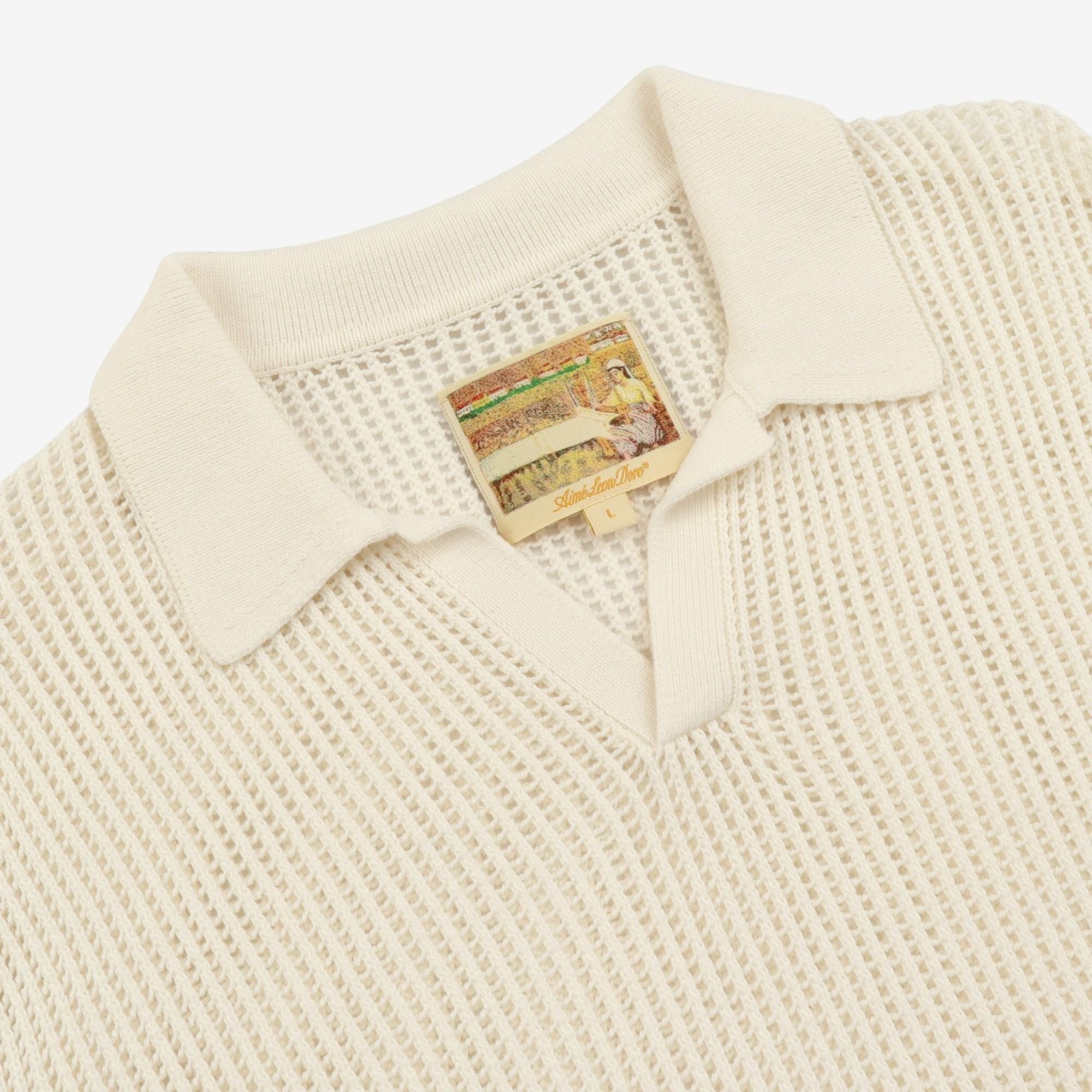 Mesh Knit Polo SS