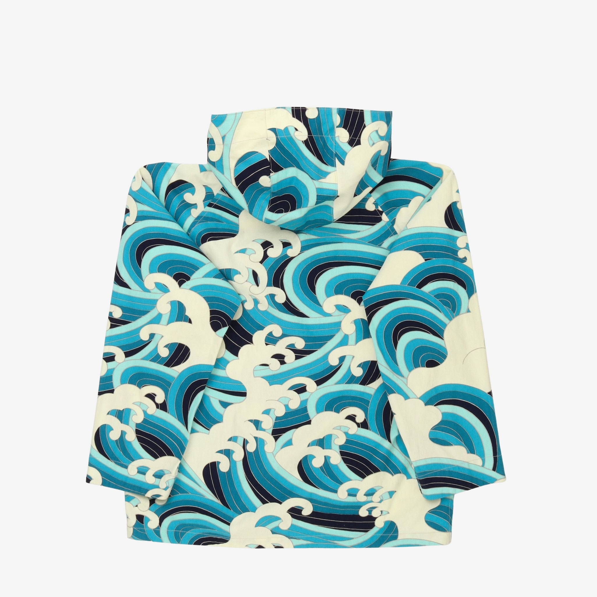 Kazenonagare Fleece Print Zip Jacket