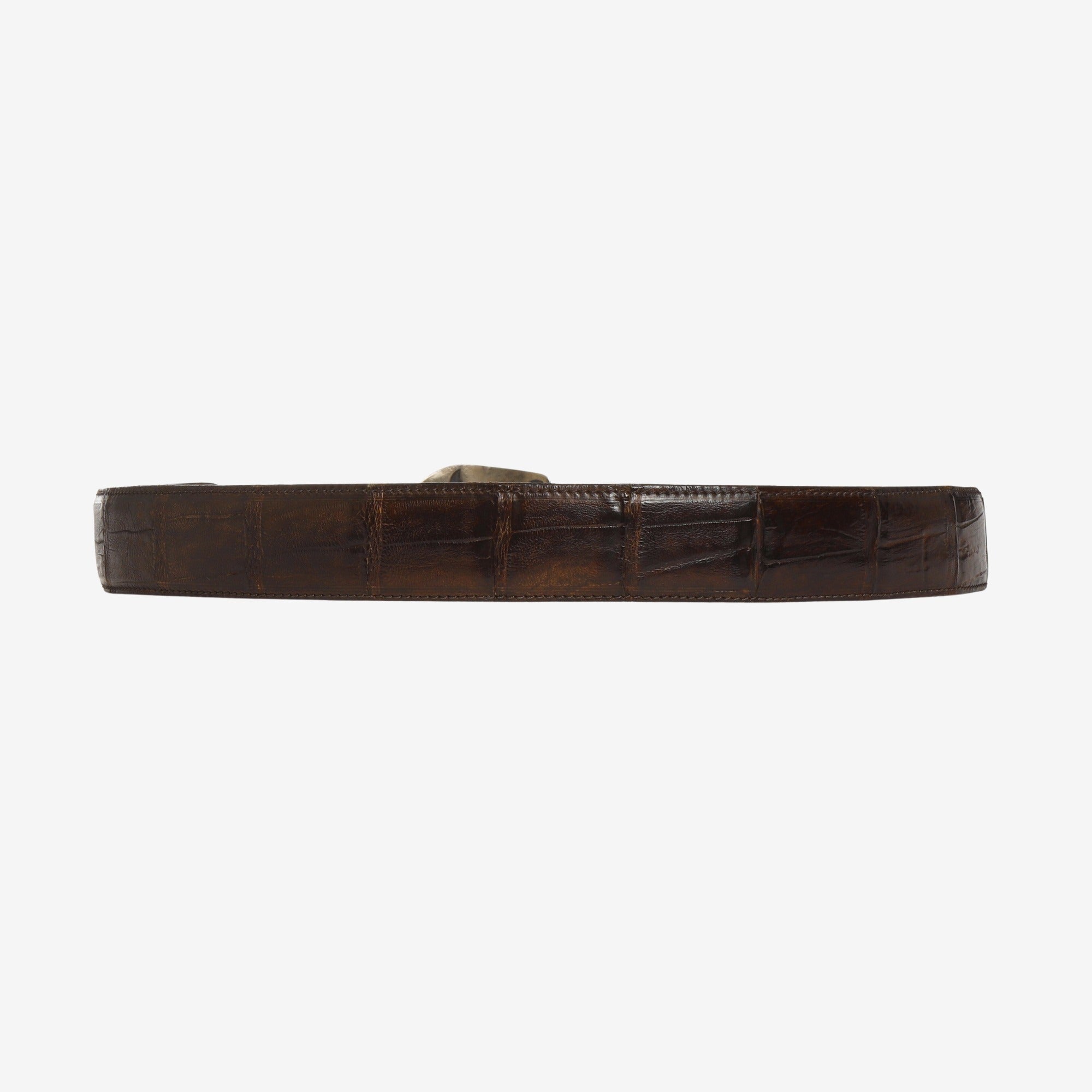 Crocodile Leather Belt