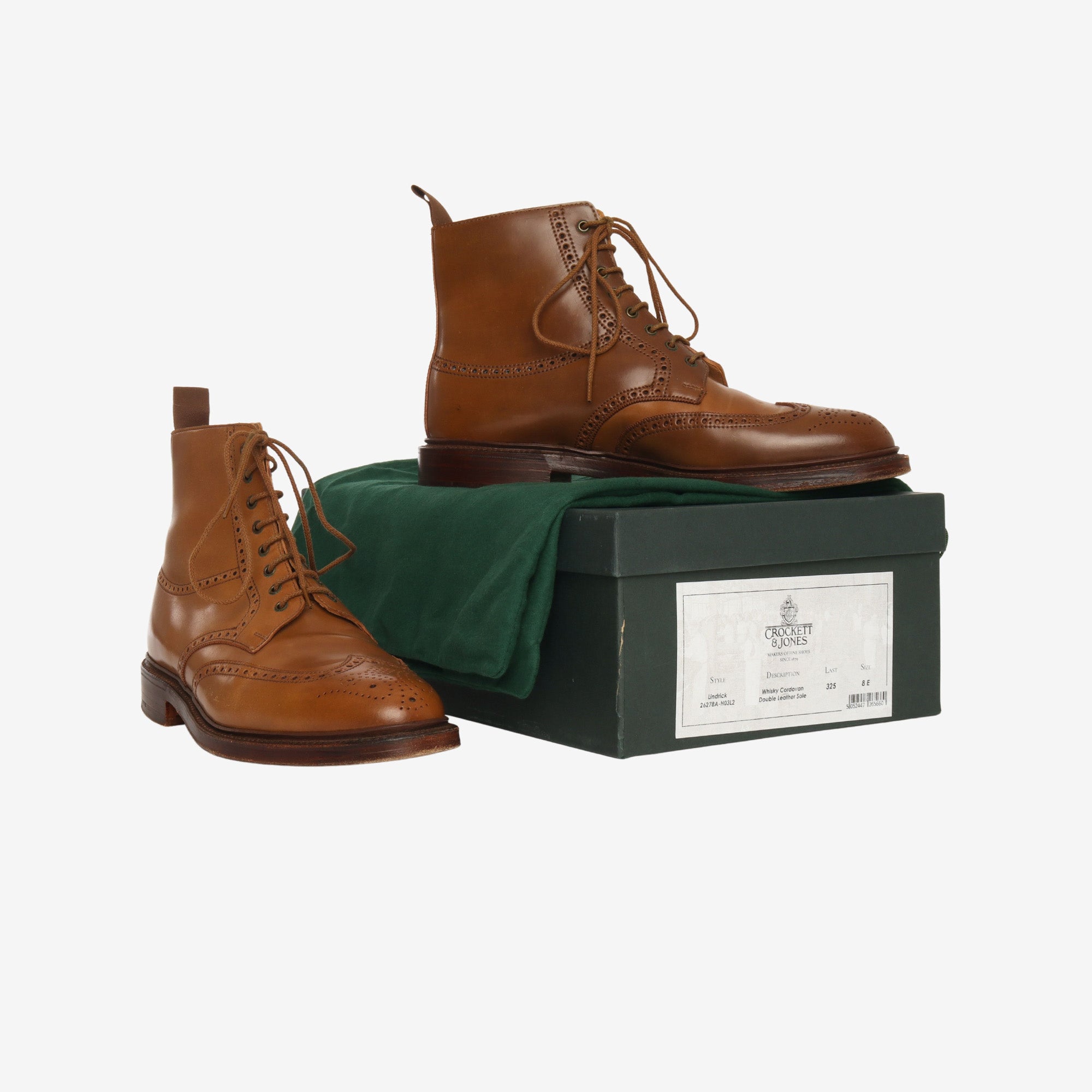 Lindrick Cordovan Brogue Boot