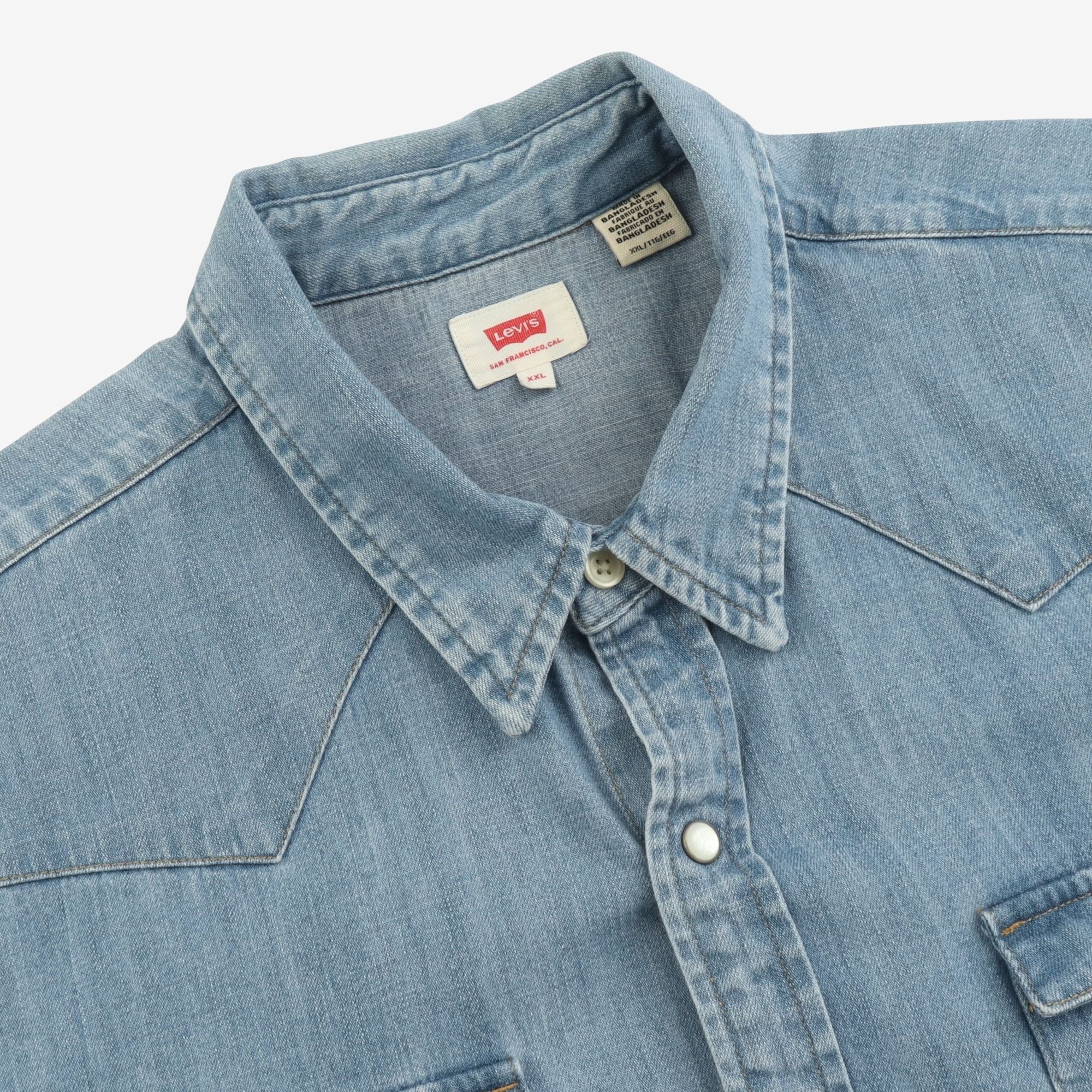 Pearl Snap Denim Shirt