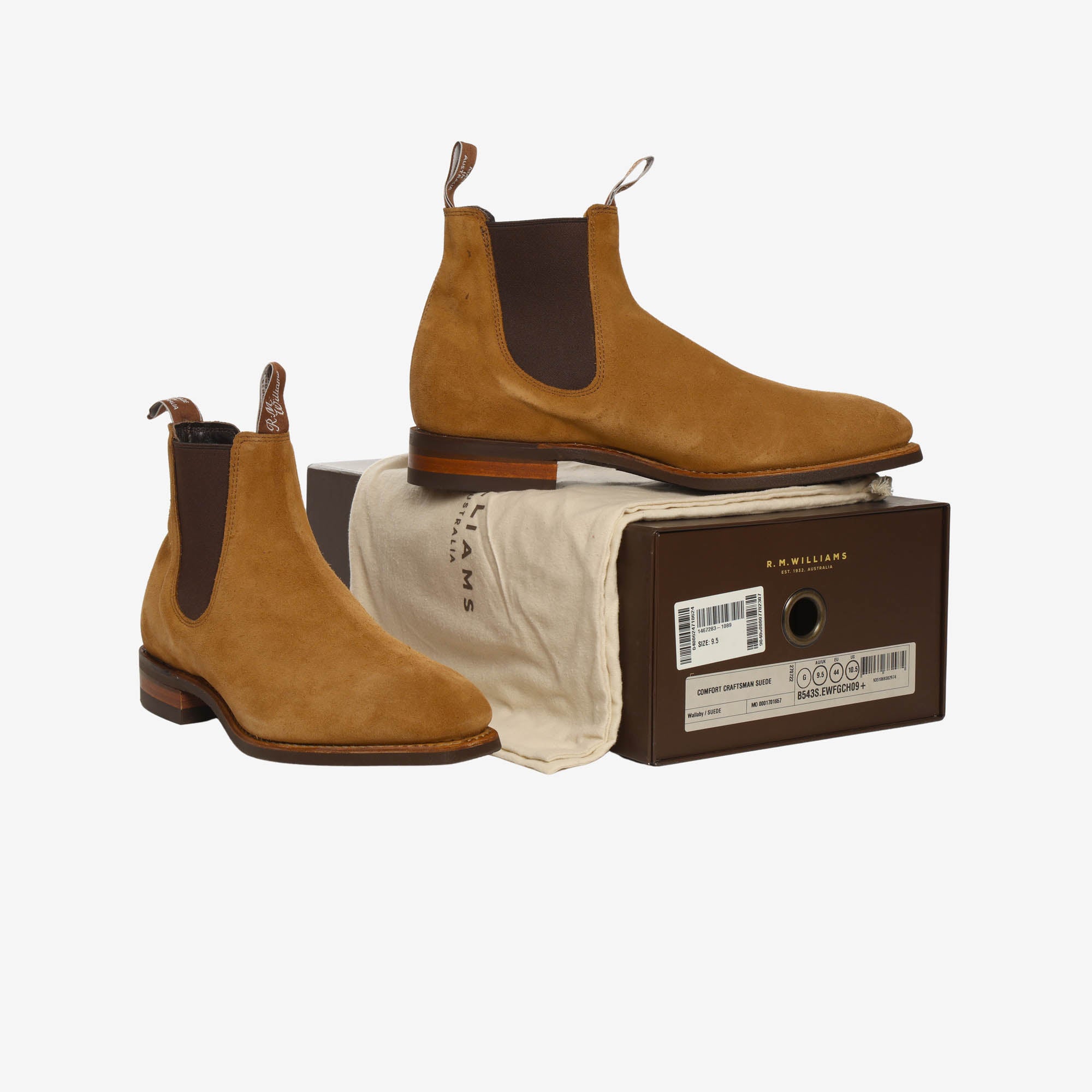 Craftsman Suede Chelsea Boots