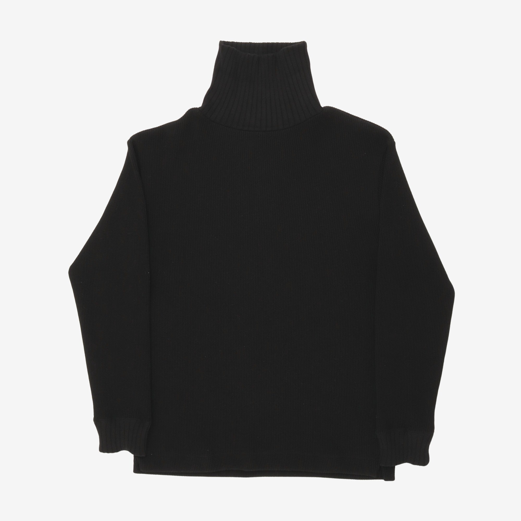 Thermal Turtleneck Knit Sweater