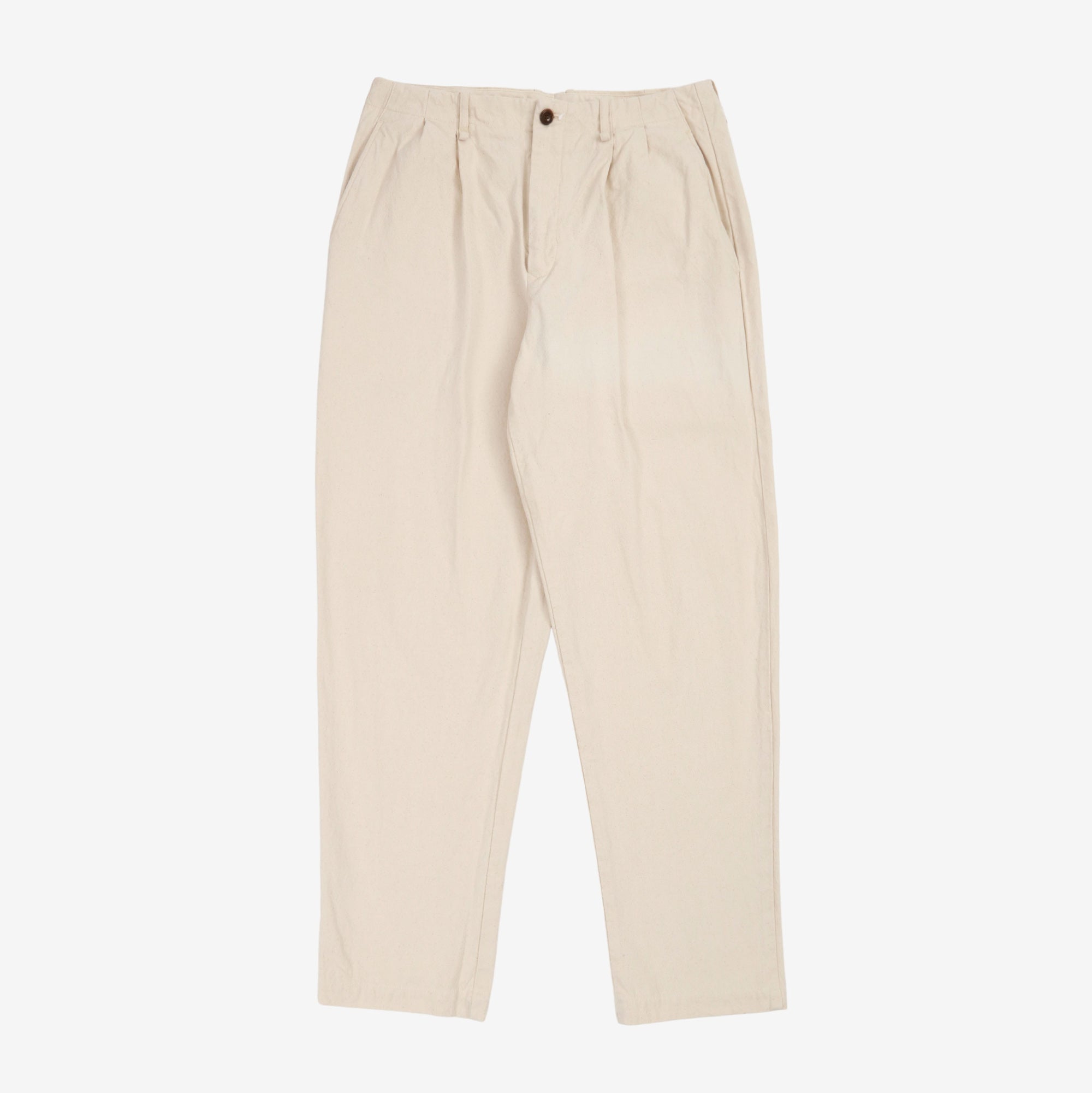 Canvas Tapered Trousers
