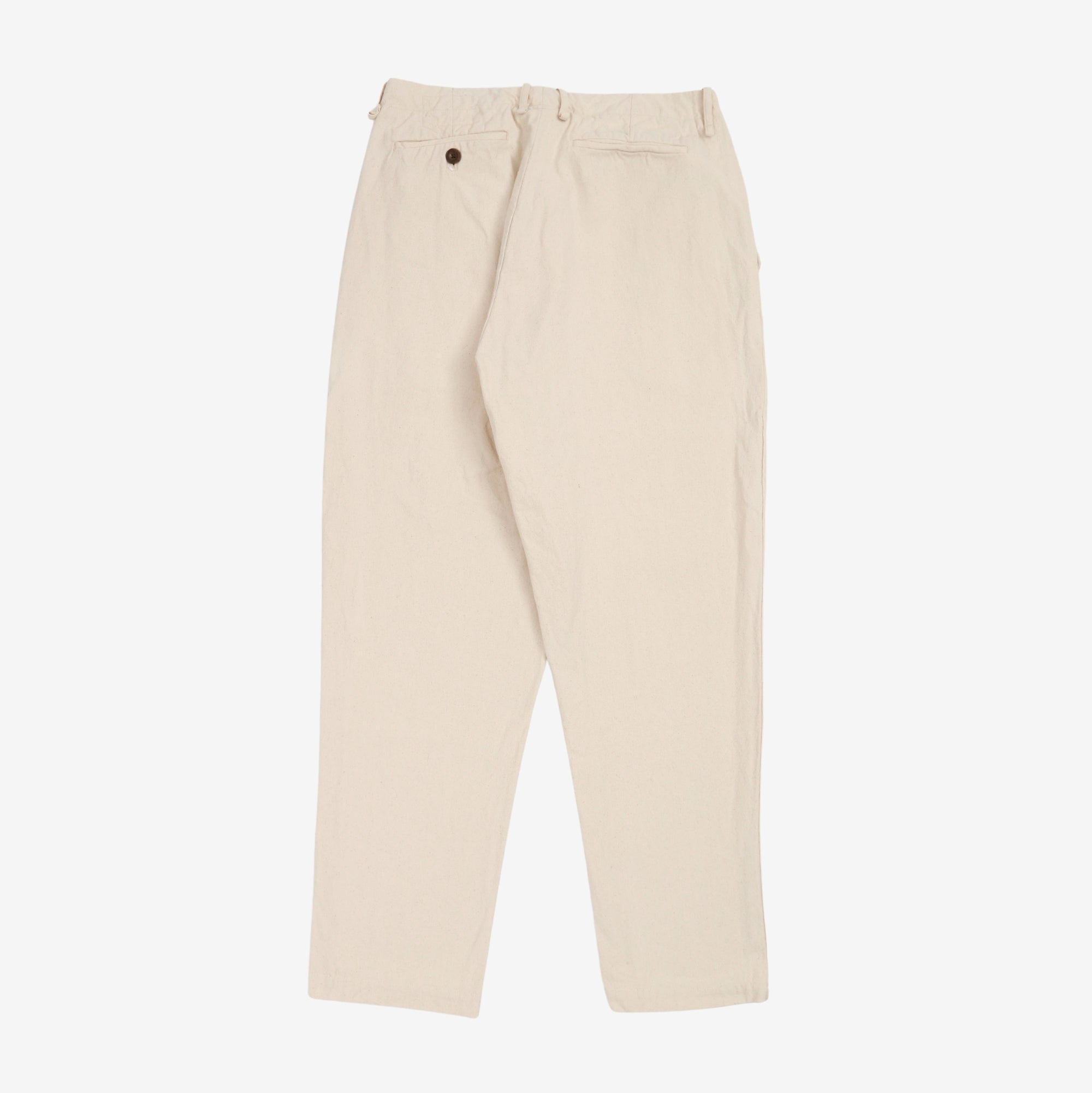 Canvas Tapered Trousers