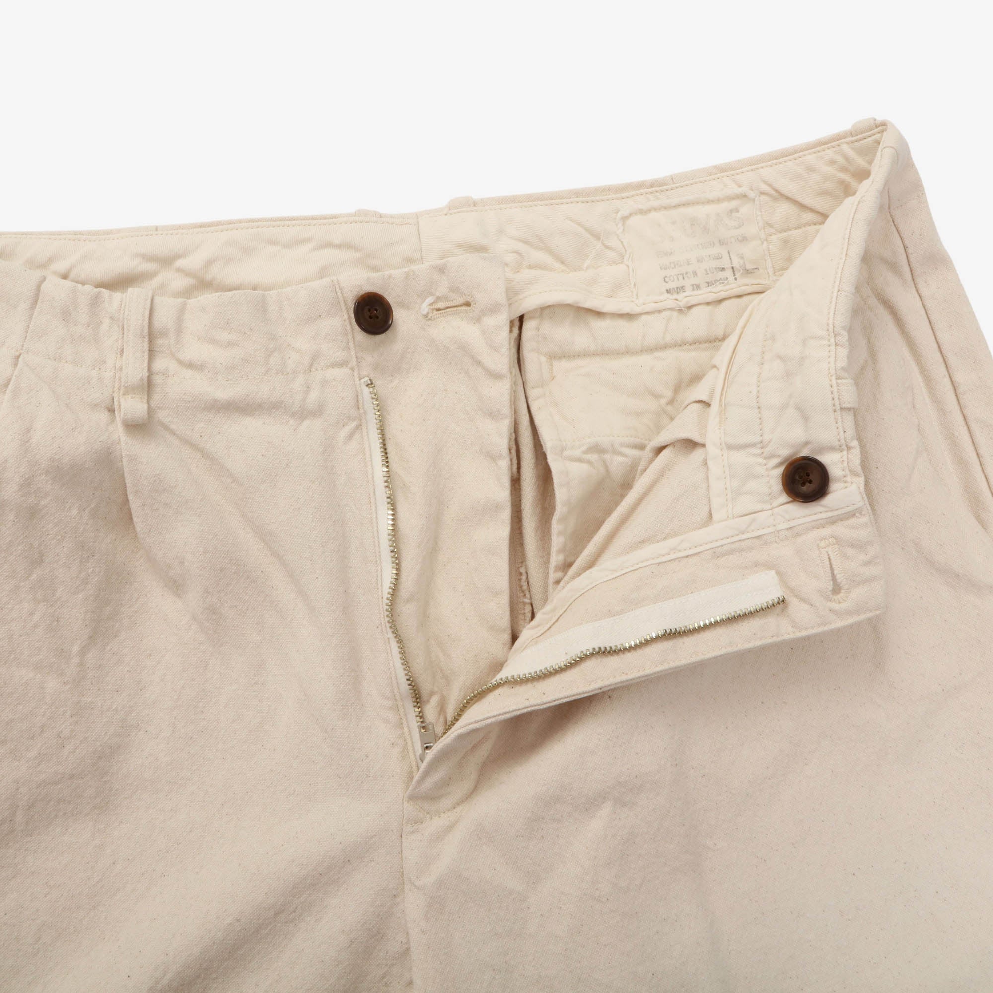 Canvas Tapered Trousers