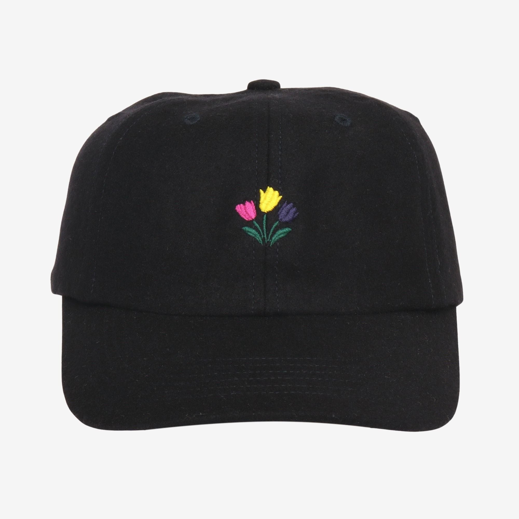 Embroidered Tulip Baseball Cap