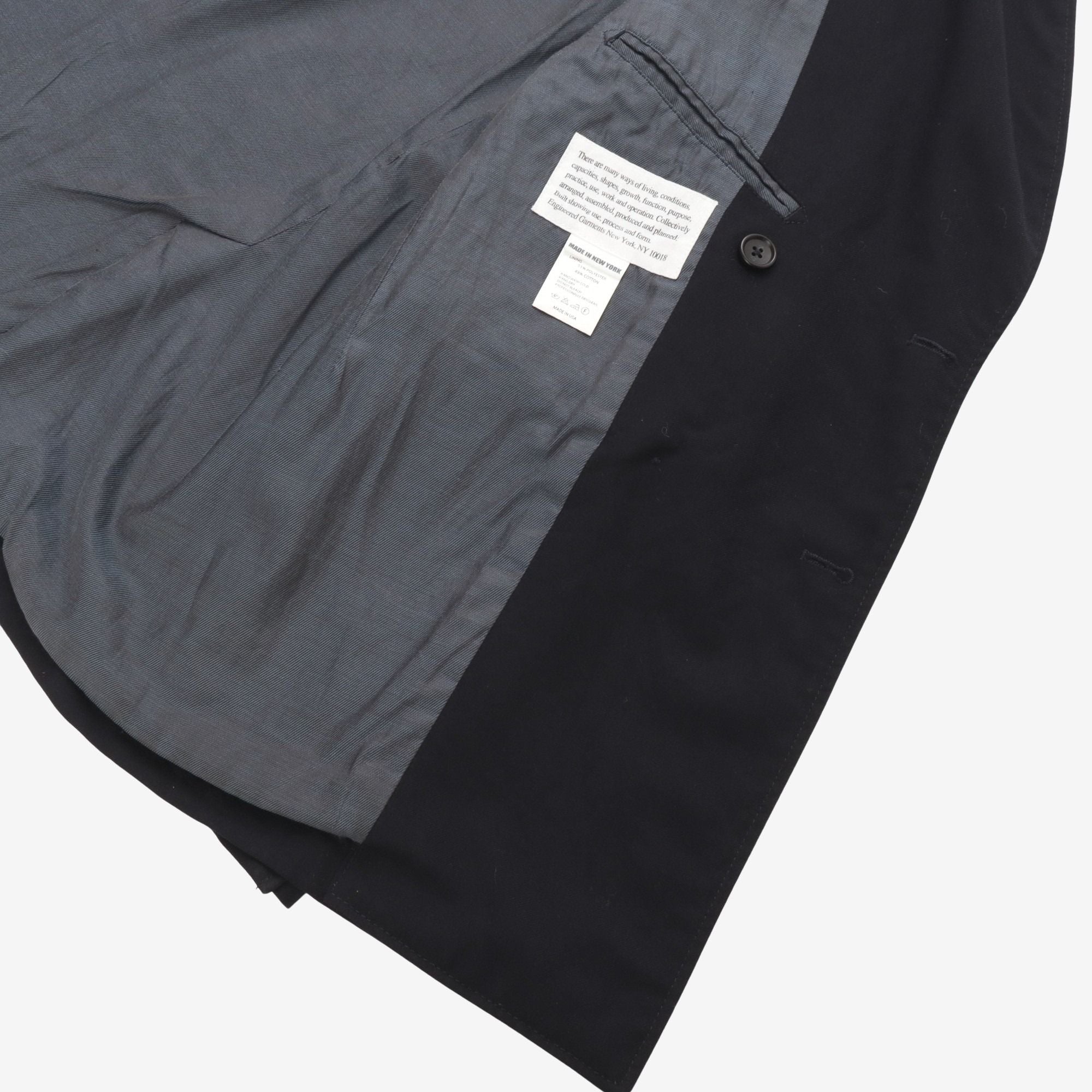 Serge Wool DB Peak Jacket