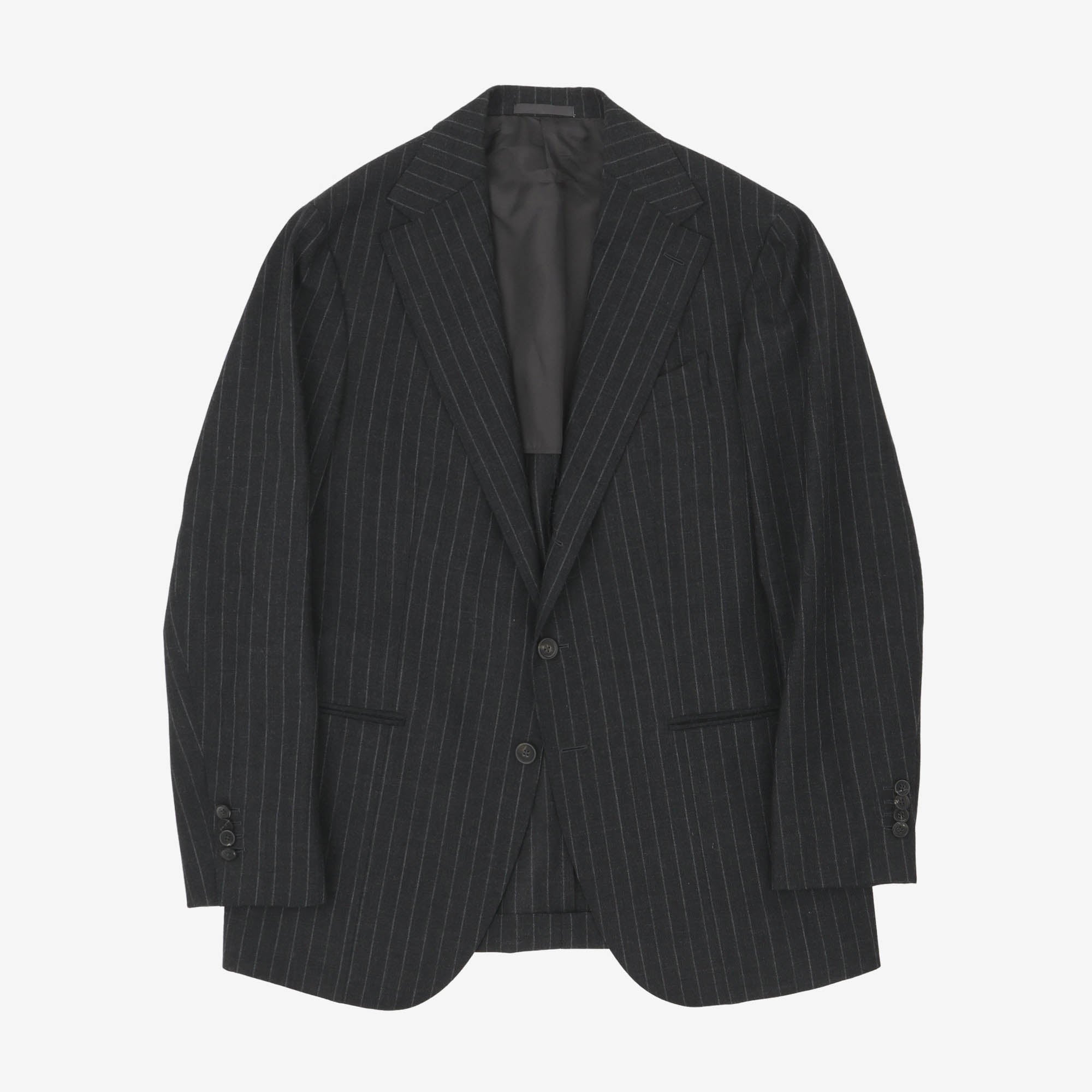Pinstripe Wool Suit