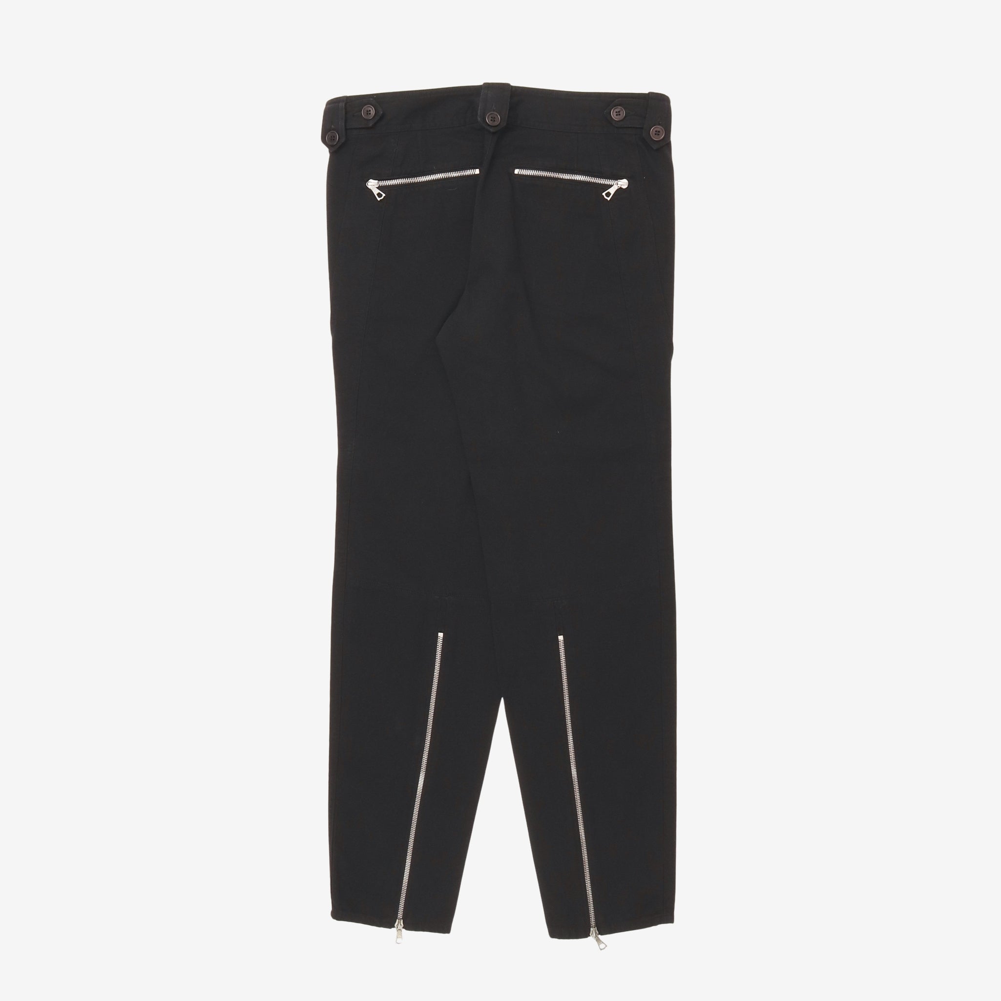 Zip Detail Trousers