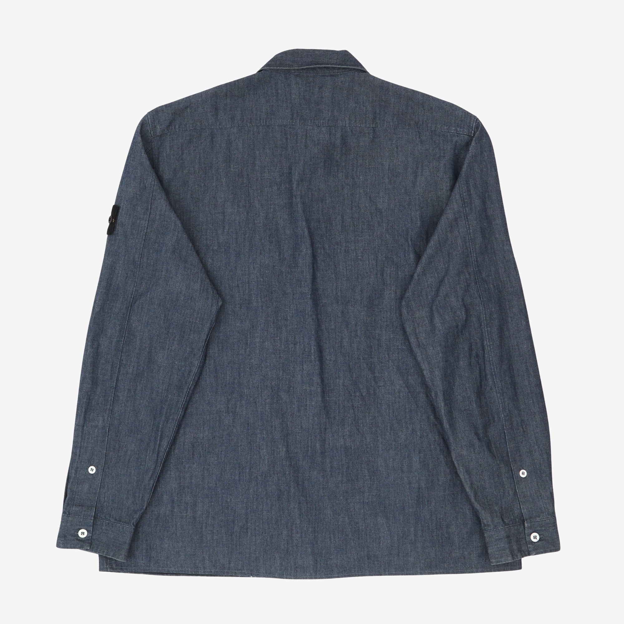 Logo Detail Denim Shirt