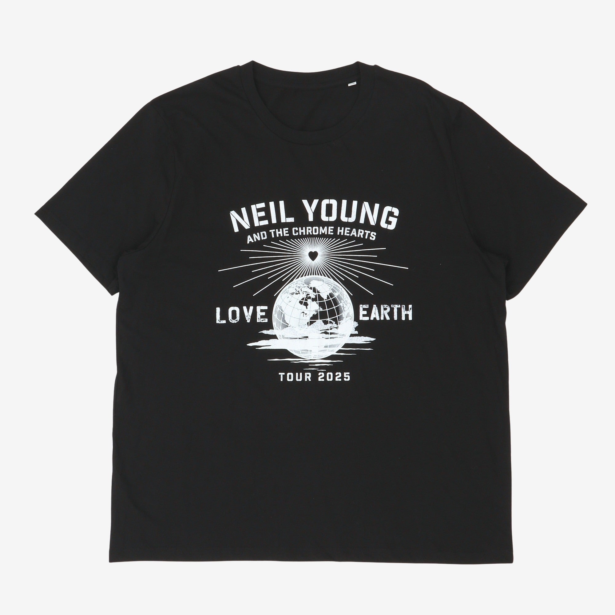 Neil Young 'Love Earth' 2025 Tour Tee