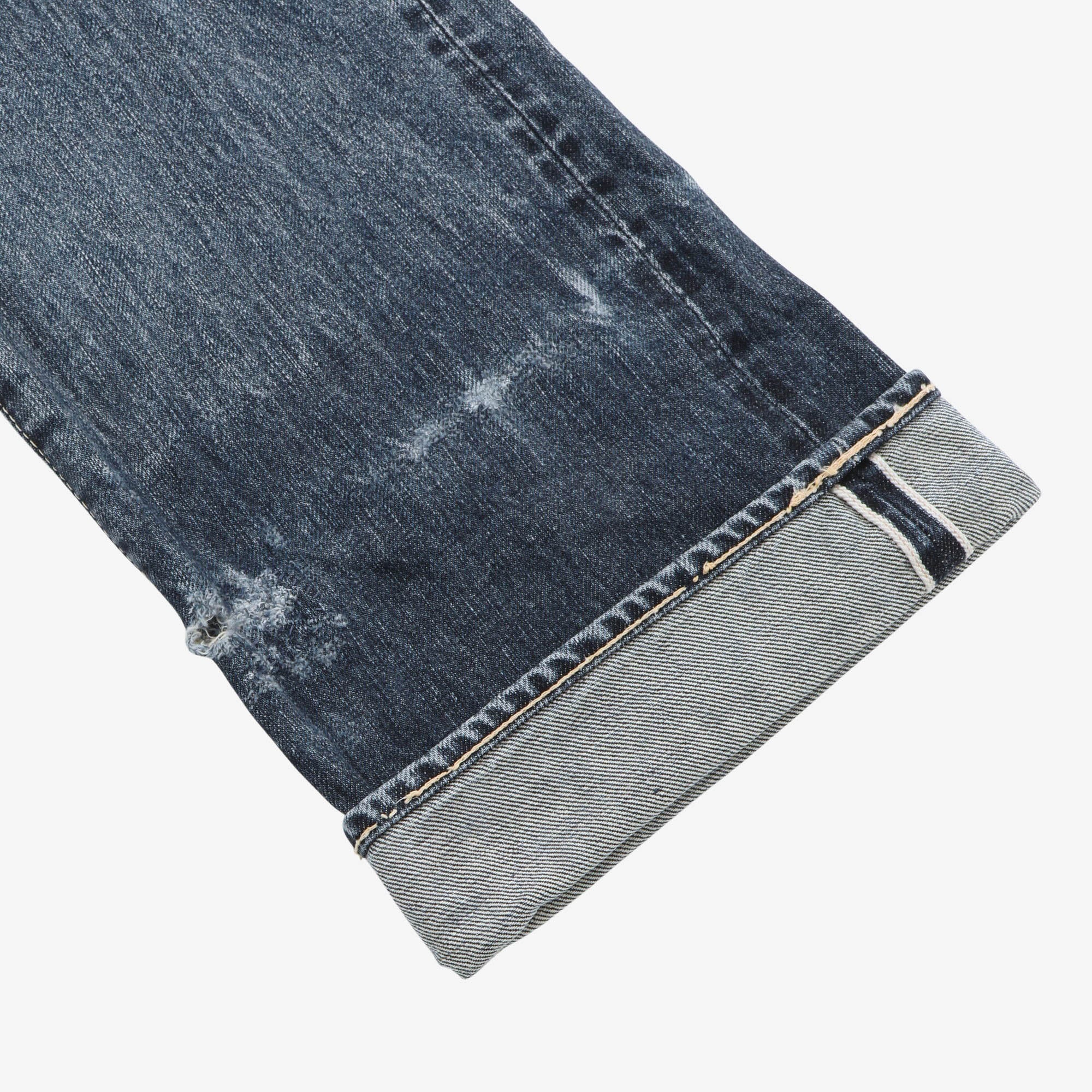 003 Distressed Selvedge Denim