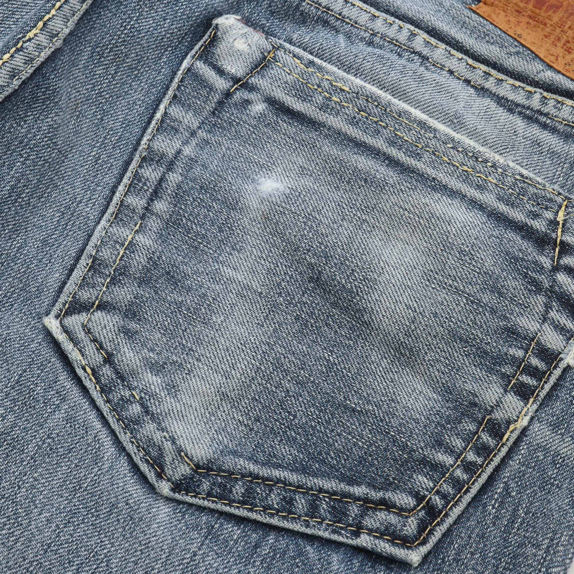 003 Distressed Selvedge Denim