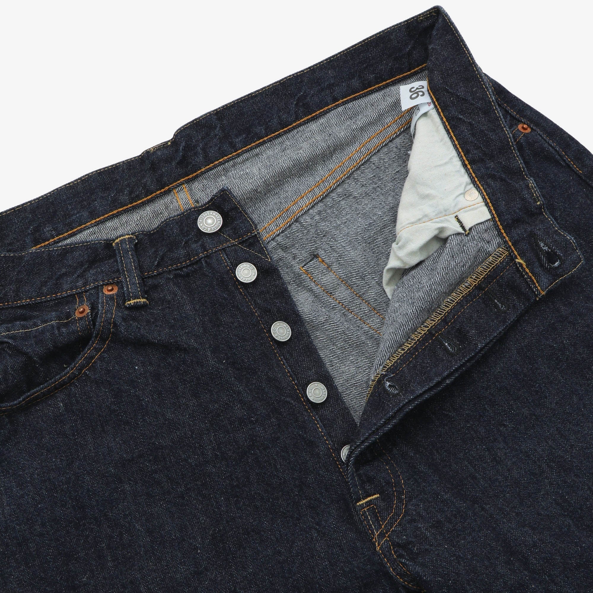 Lot 1101 Selvedge Denim (35W X 26L)