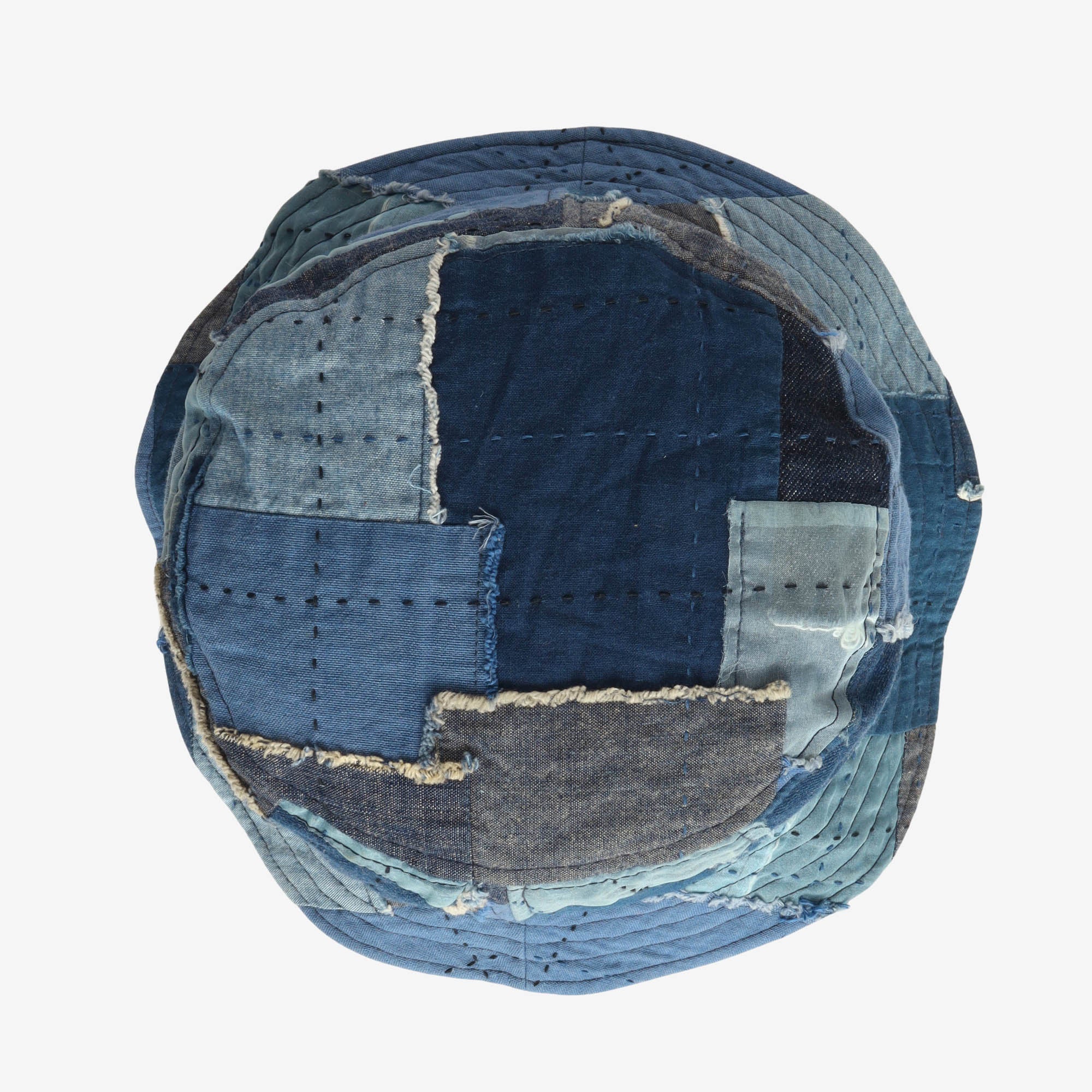 Boro Patchwork Bucket Hat