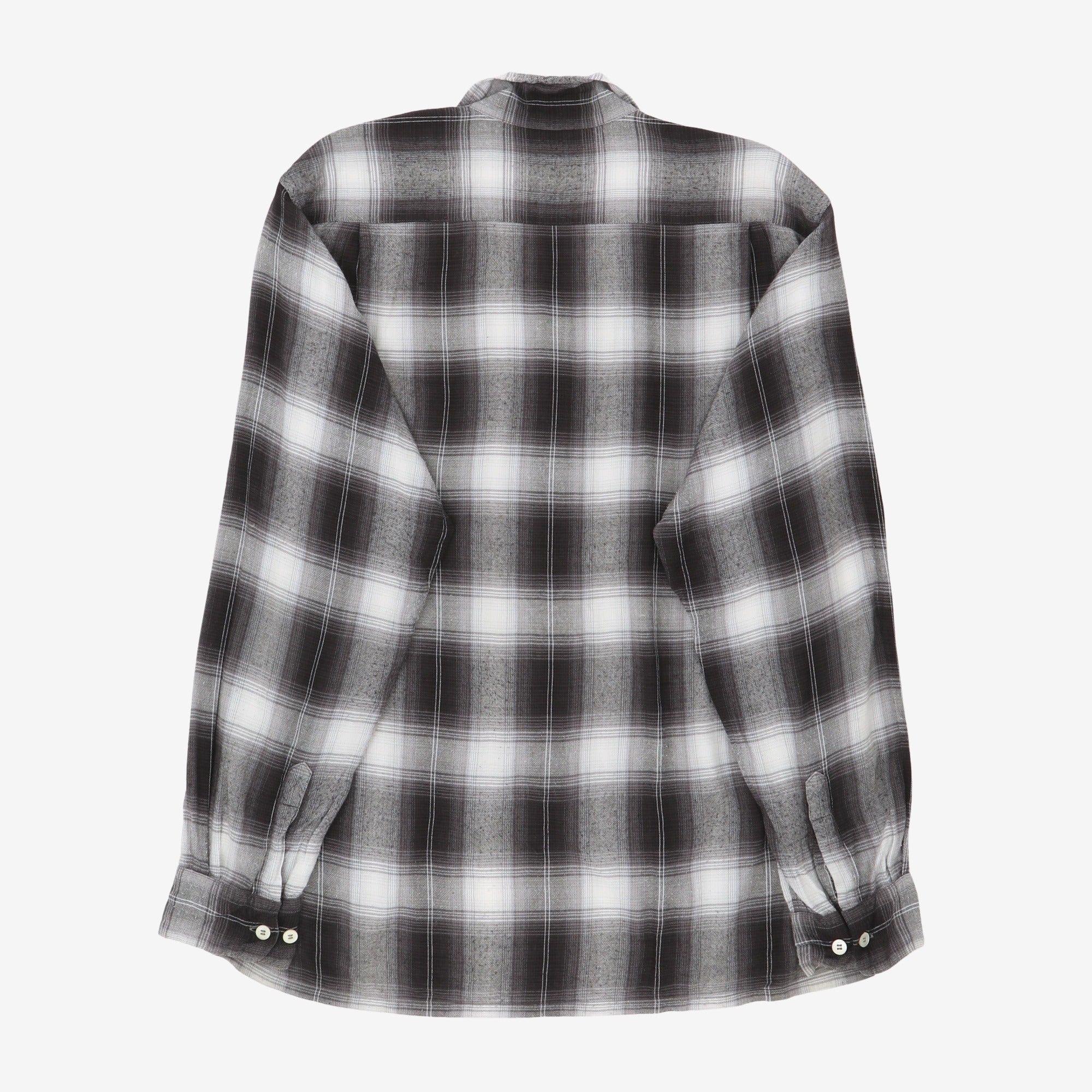 Shadow Check Rayon Shirt
