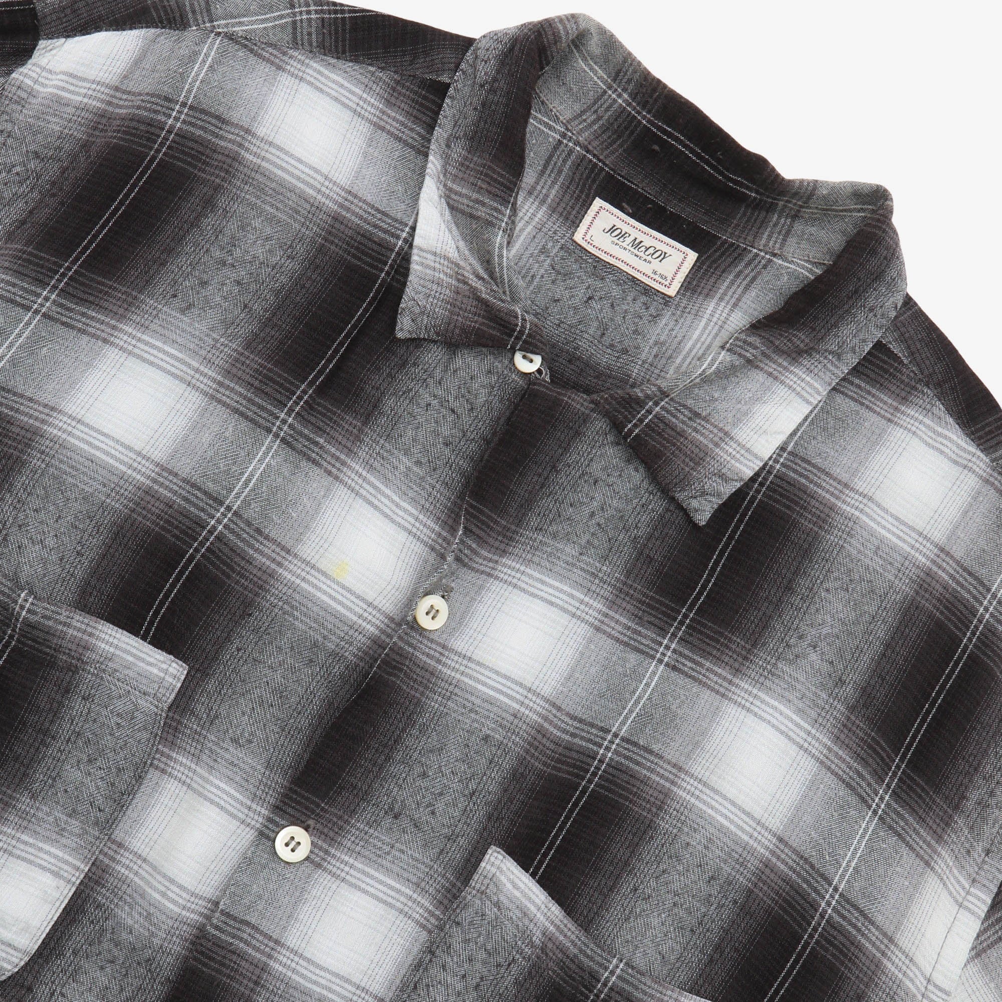 Shadow Check Rayon Shirt