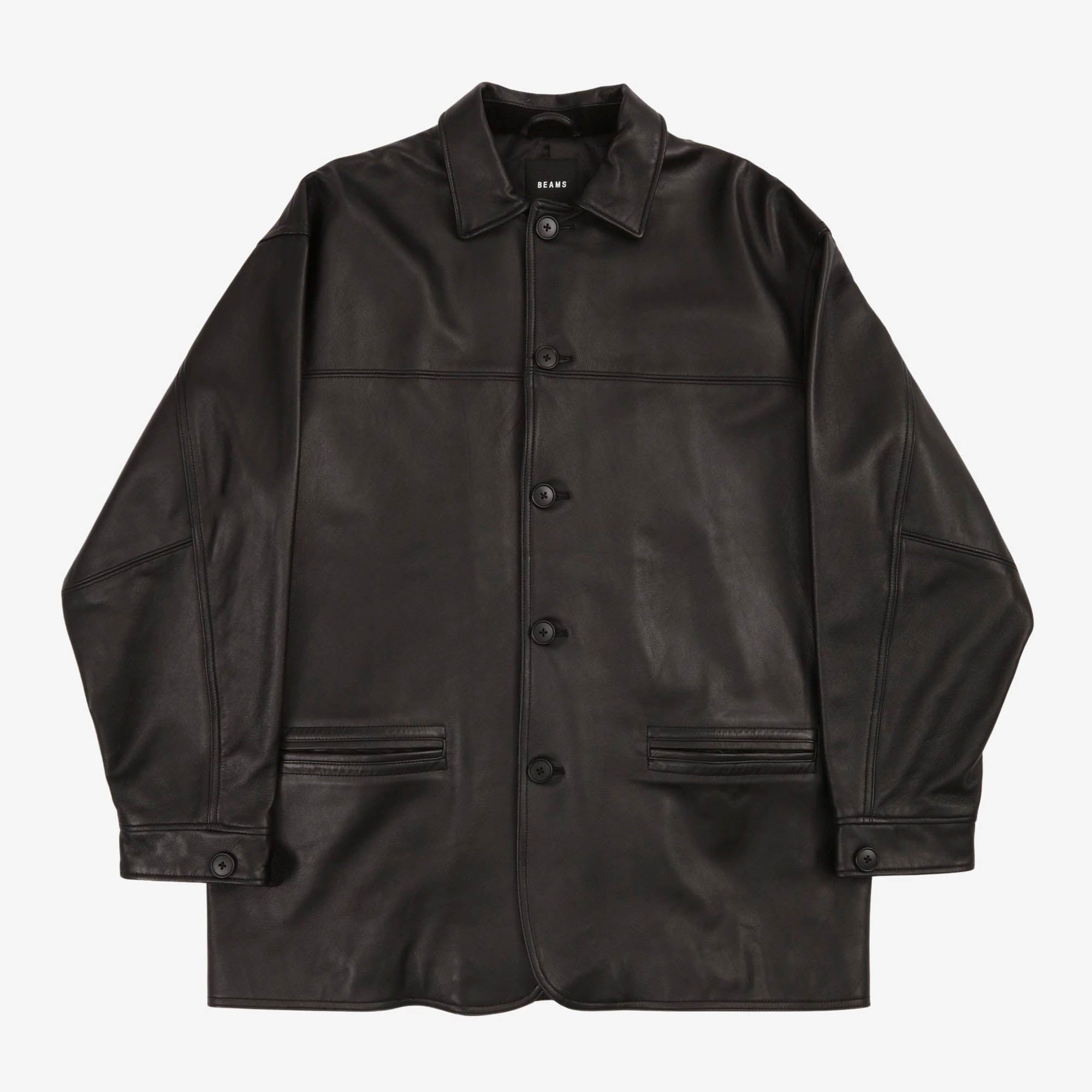 Leather Car Coat