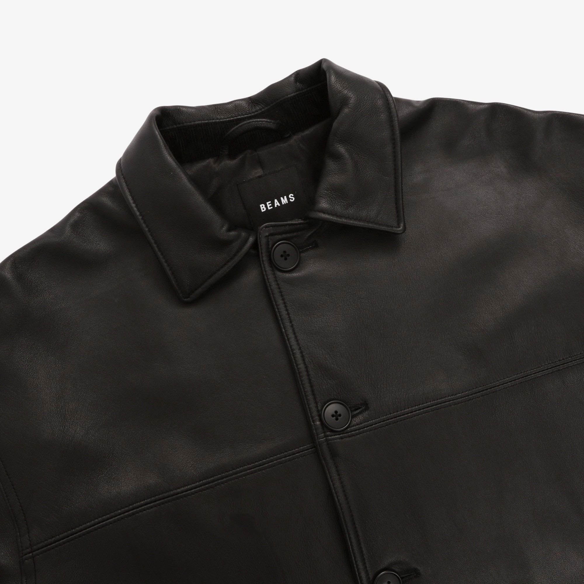 Leather Car Coat