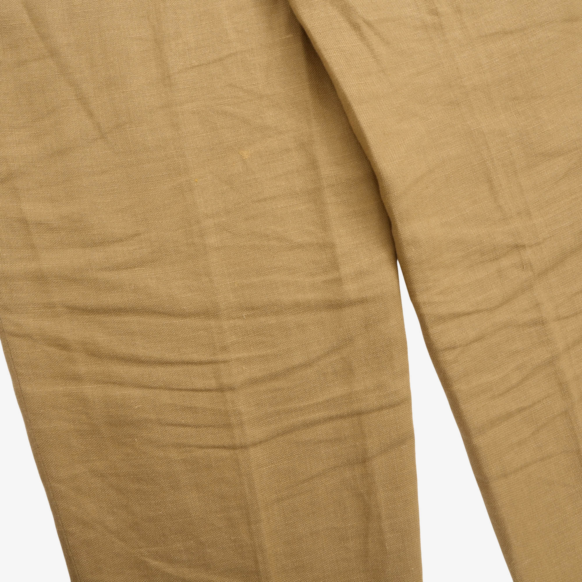 Side Tab Linen Trousers (34W x 32L)