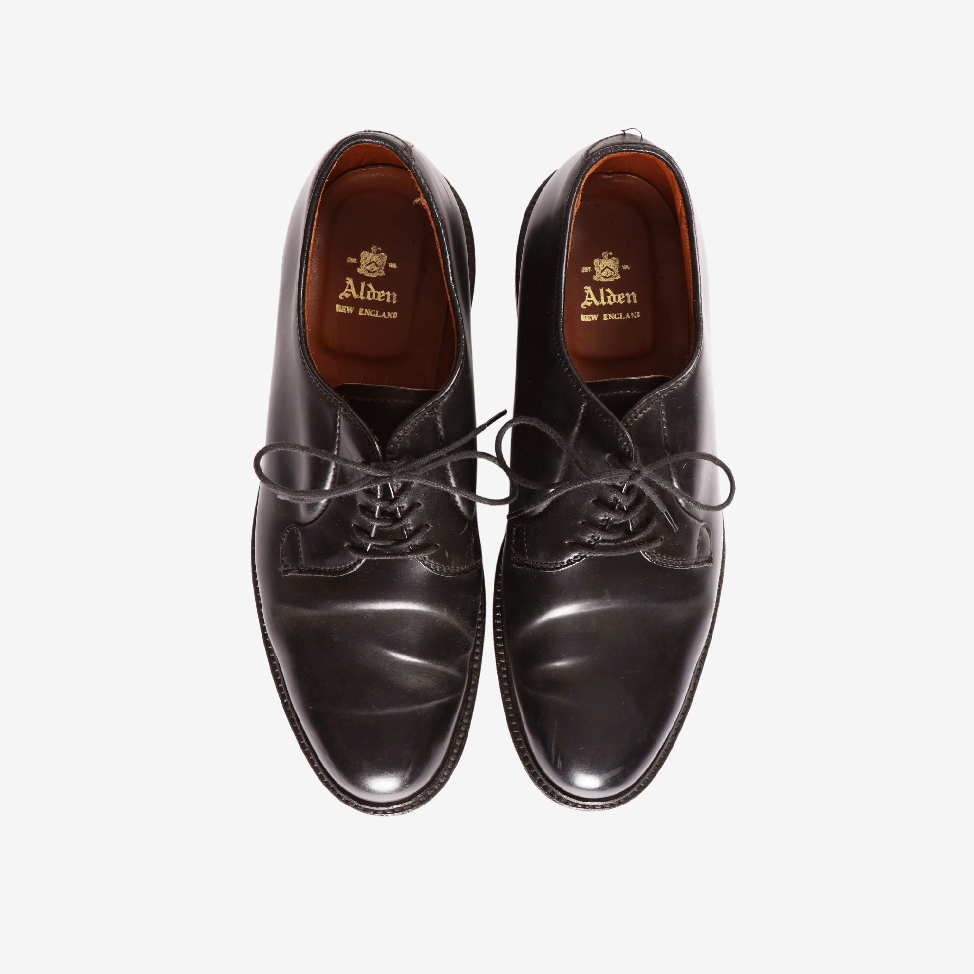 Cordovan Plain Toe Blucher
