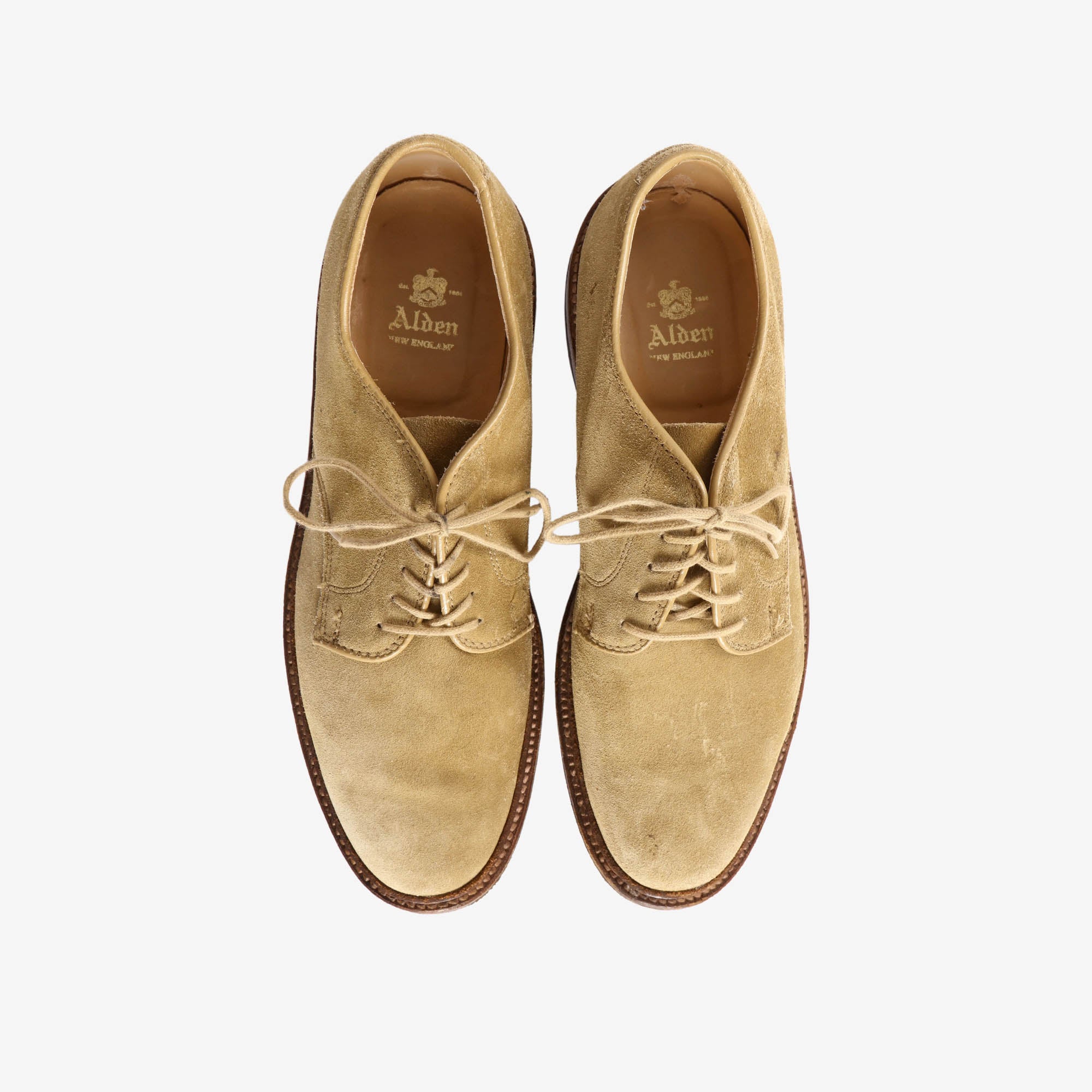 Suede Unlined Plain Toe Blucher