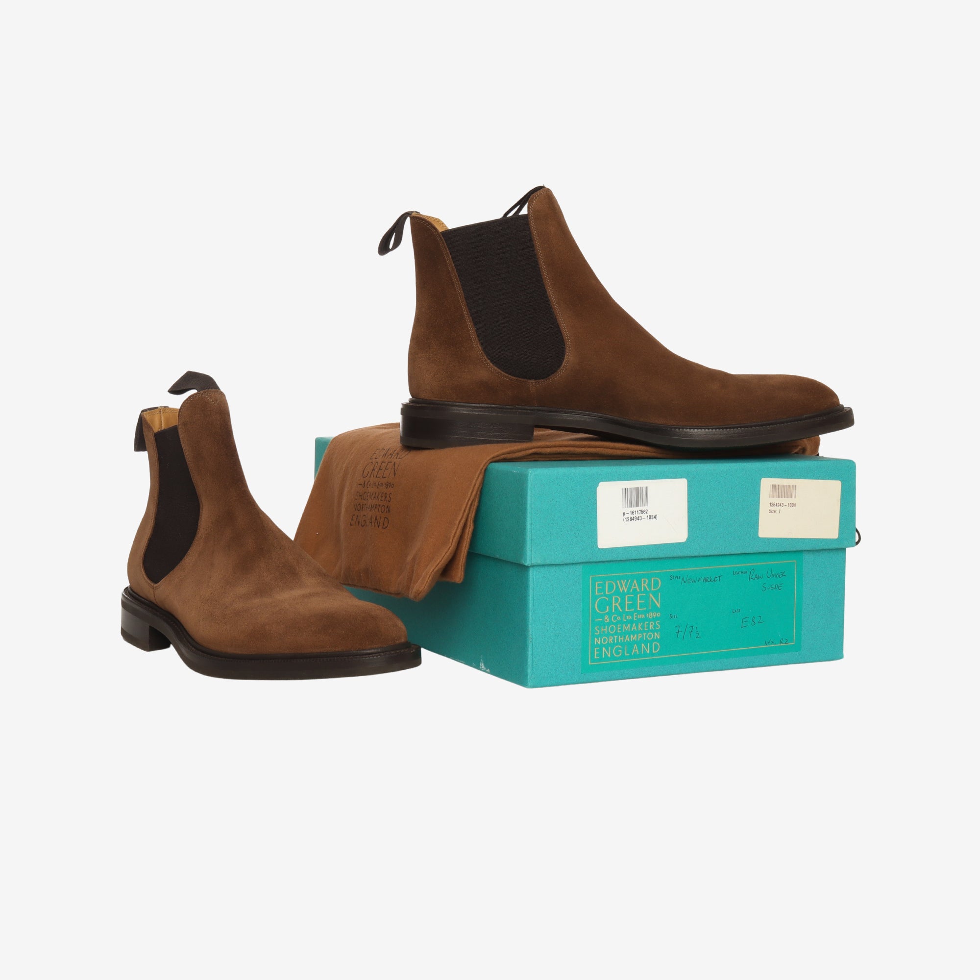 82 Newmarket Suede Chelsea Boots