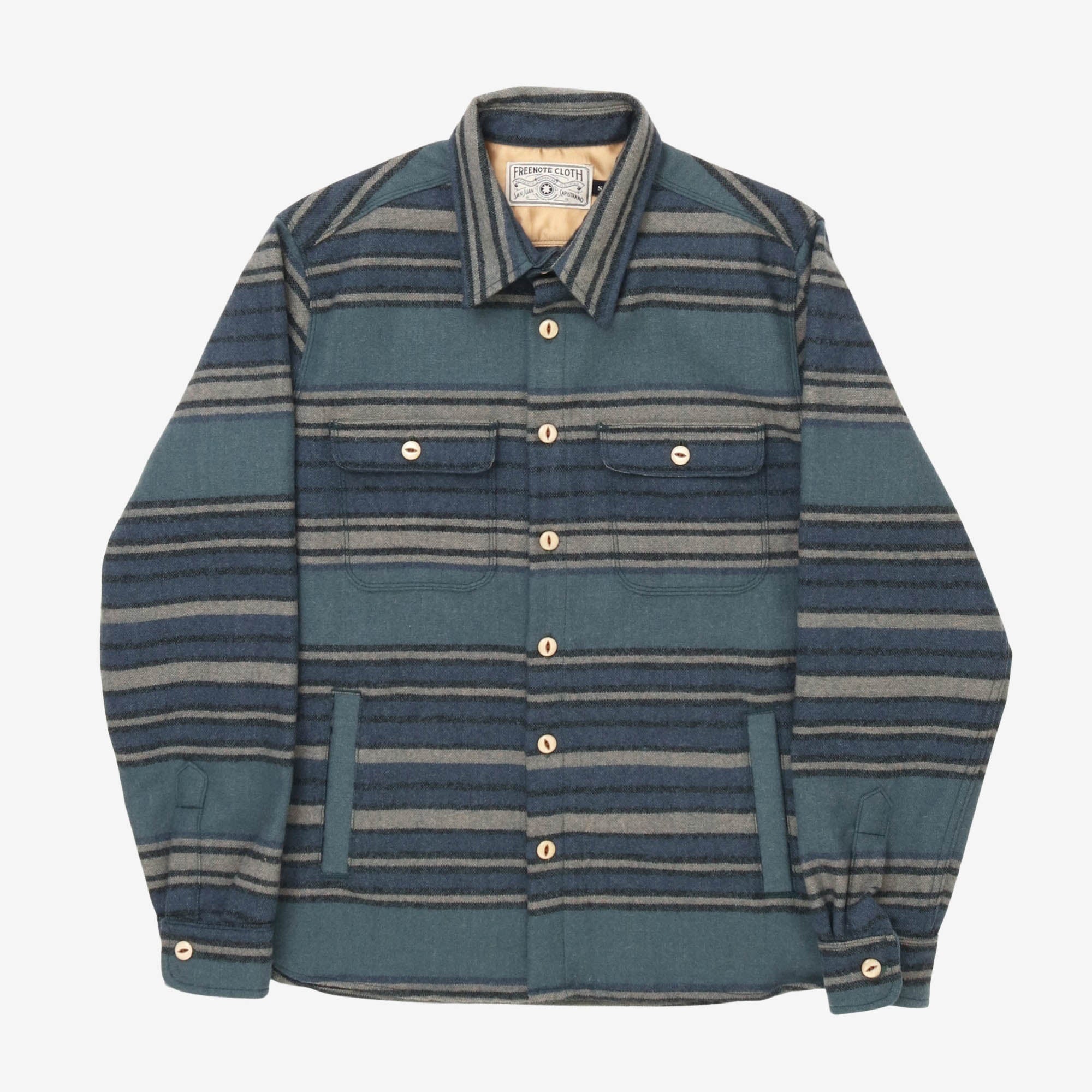 Alta Lagoon Stripe Overshirt
