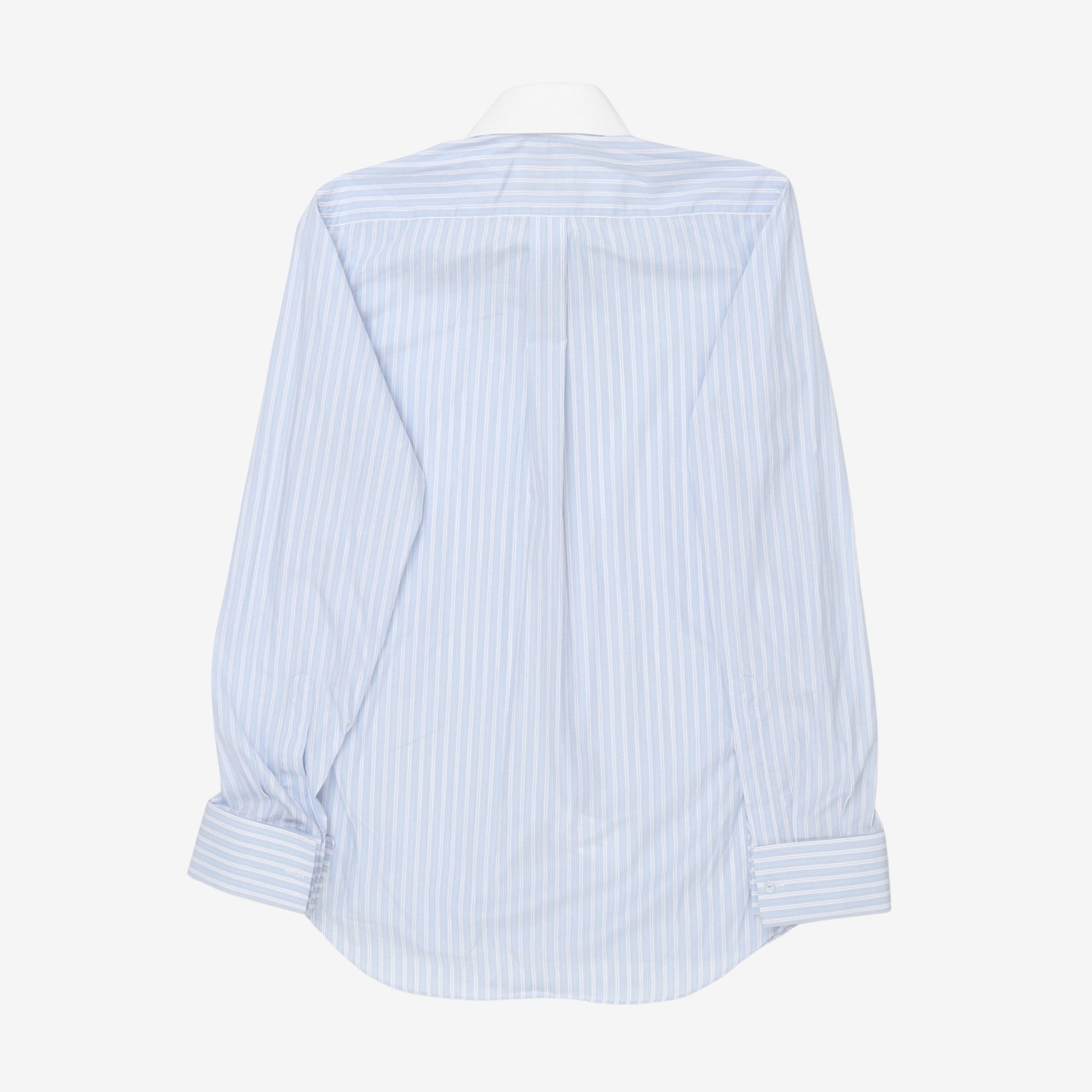 Striped Club Collar Shirt