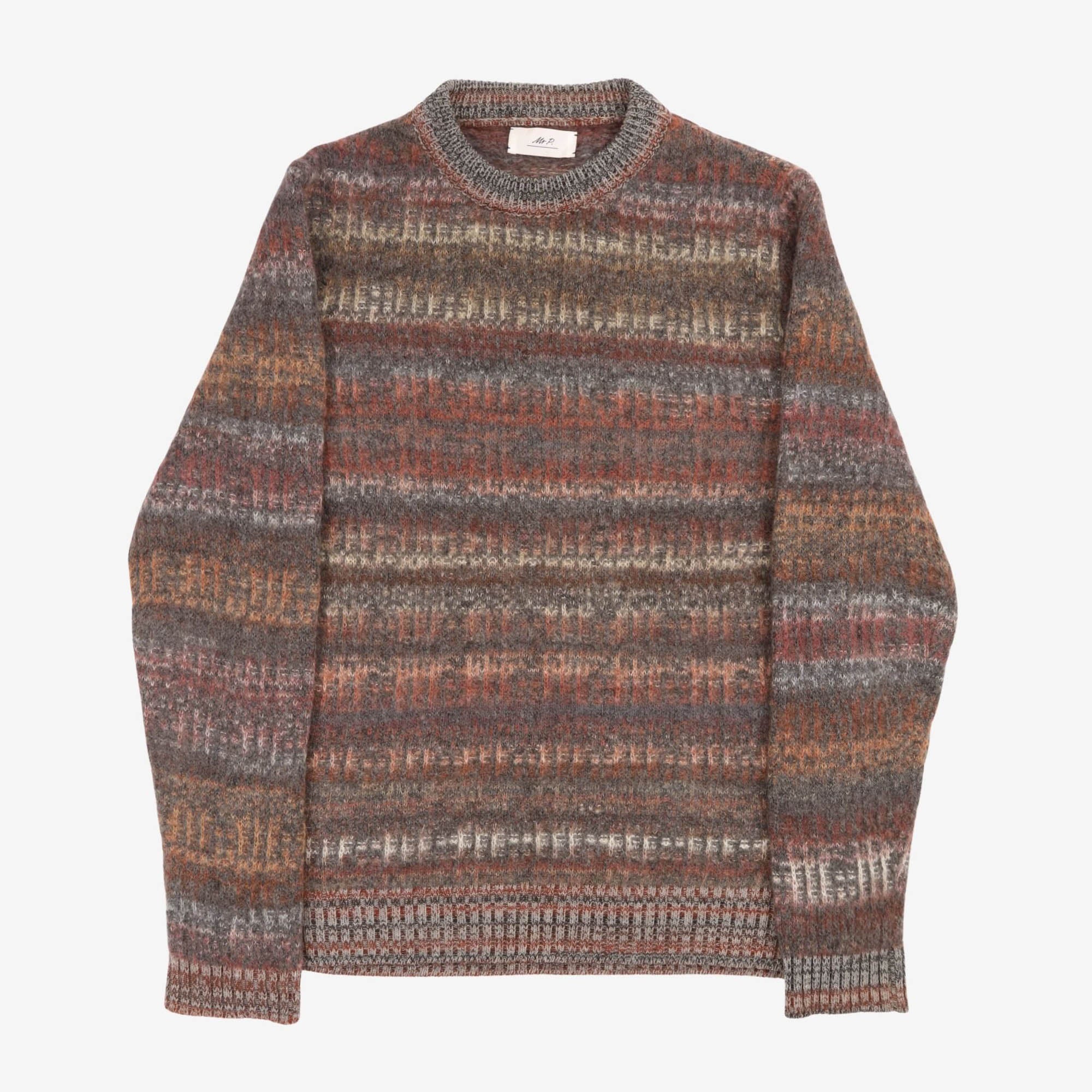 Space Dyed Melange Knit Sweater