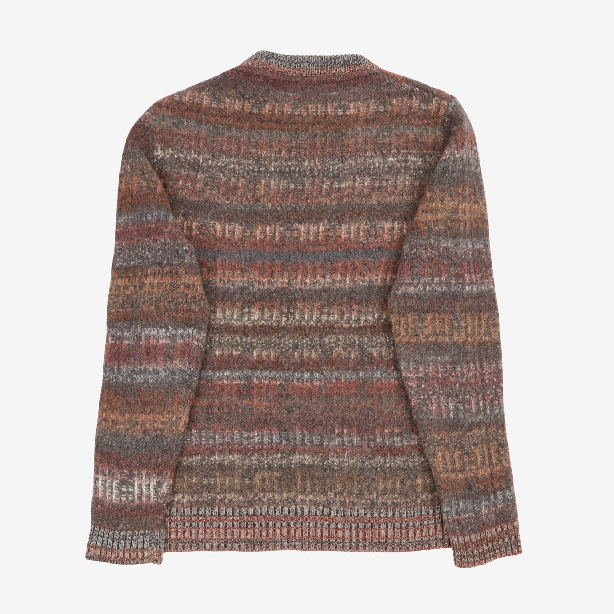 Space Dyed Melange Knit Sweater