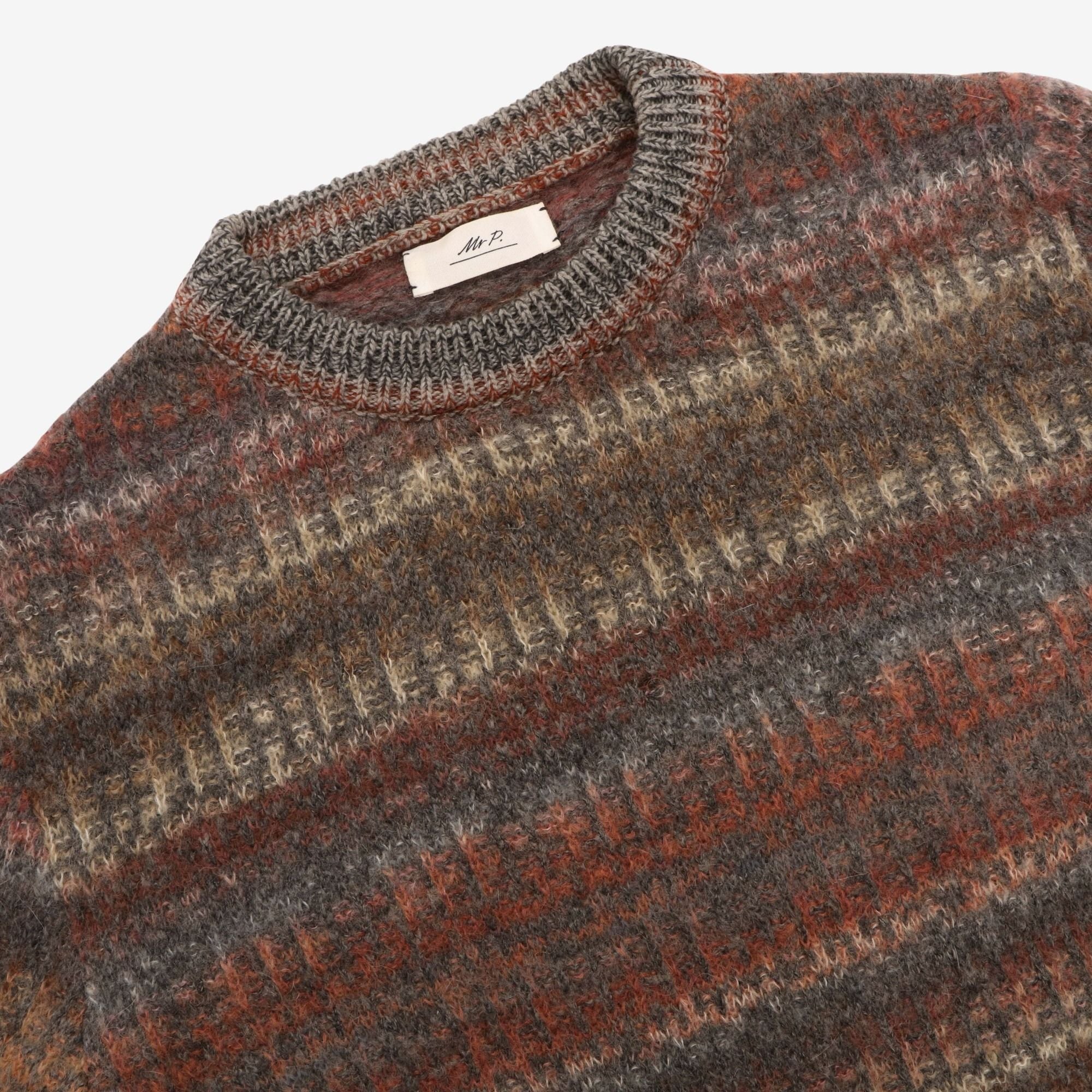 Space Dyed Melange Knit Sweater