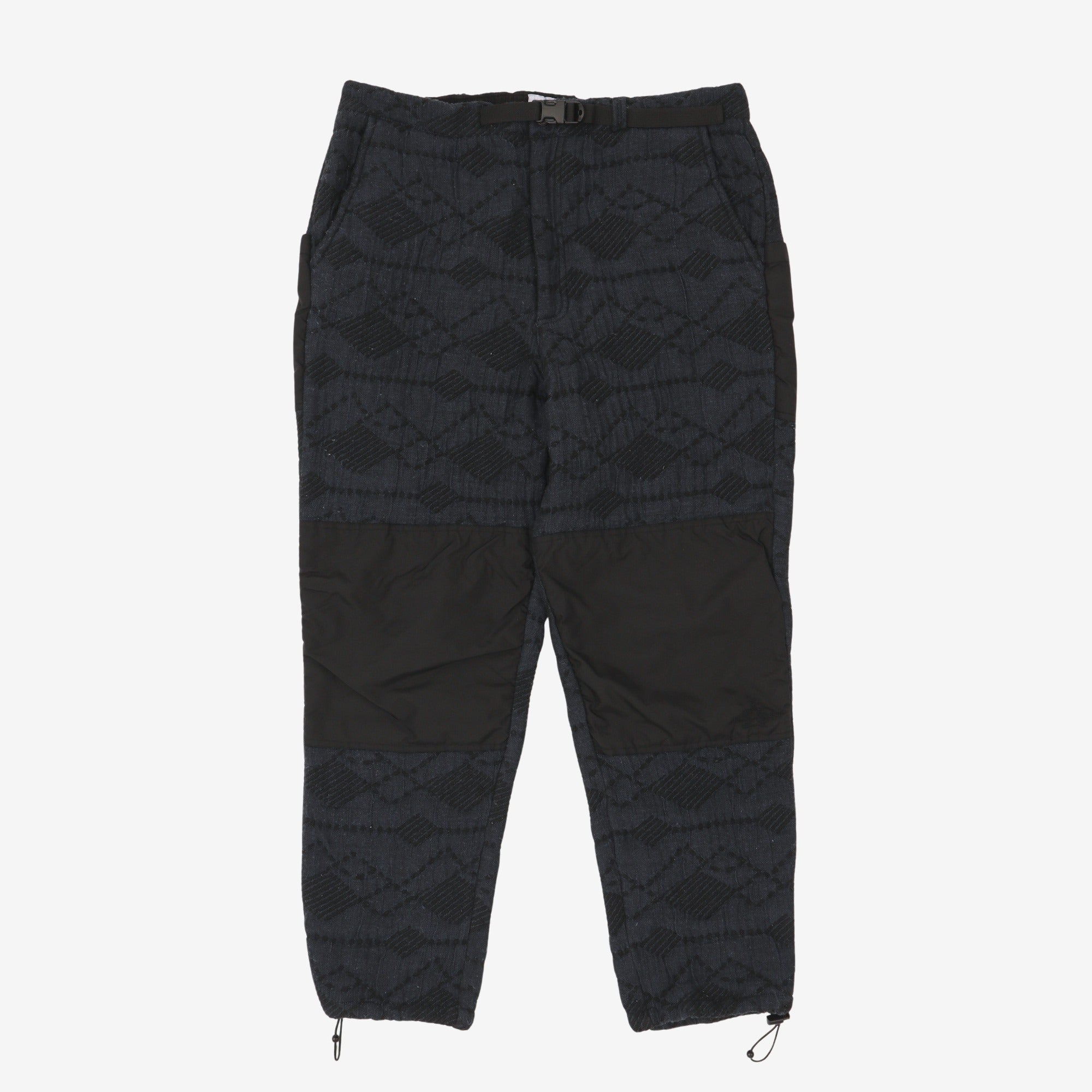 Jacquard Panelled Pants