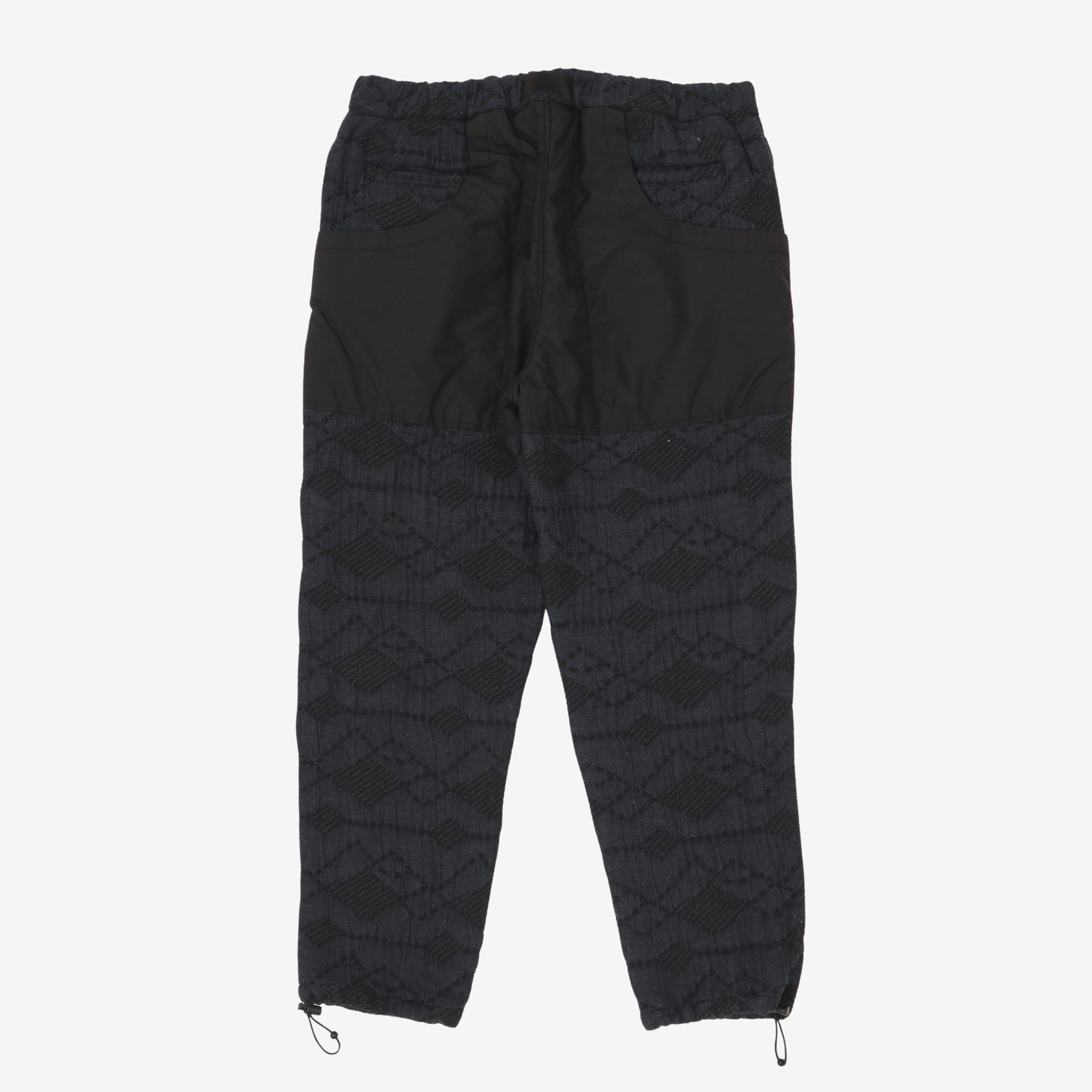 Jacquard Panelled Pants