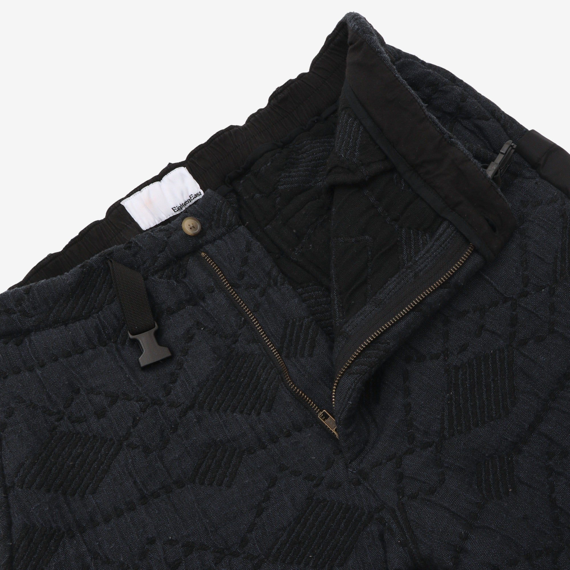 Jacquard Panelled Pants