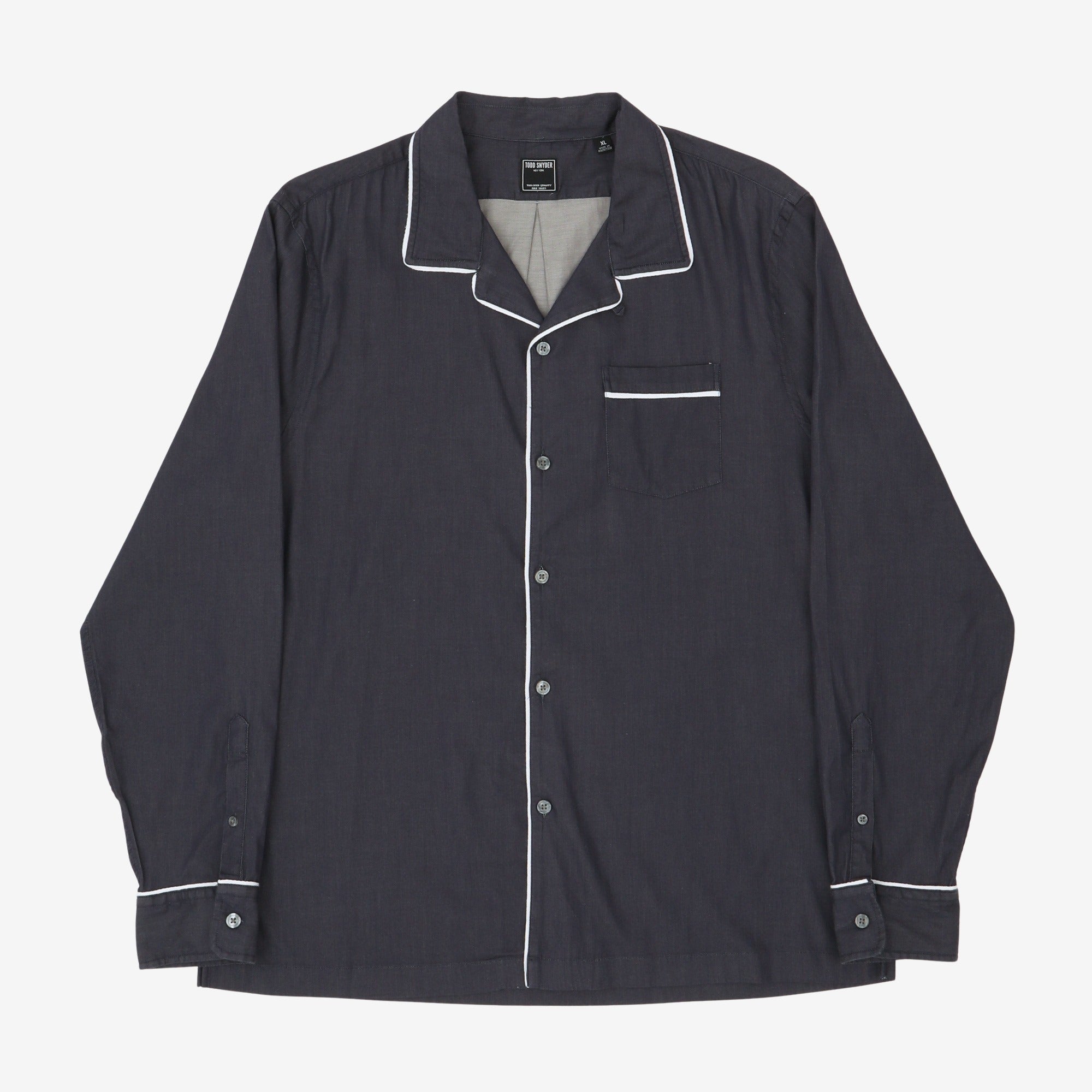Tipped Japanese Camp Collar Shirt