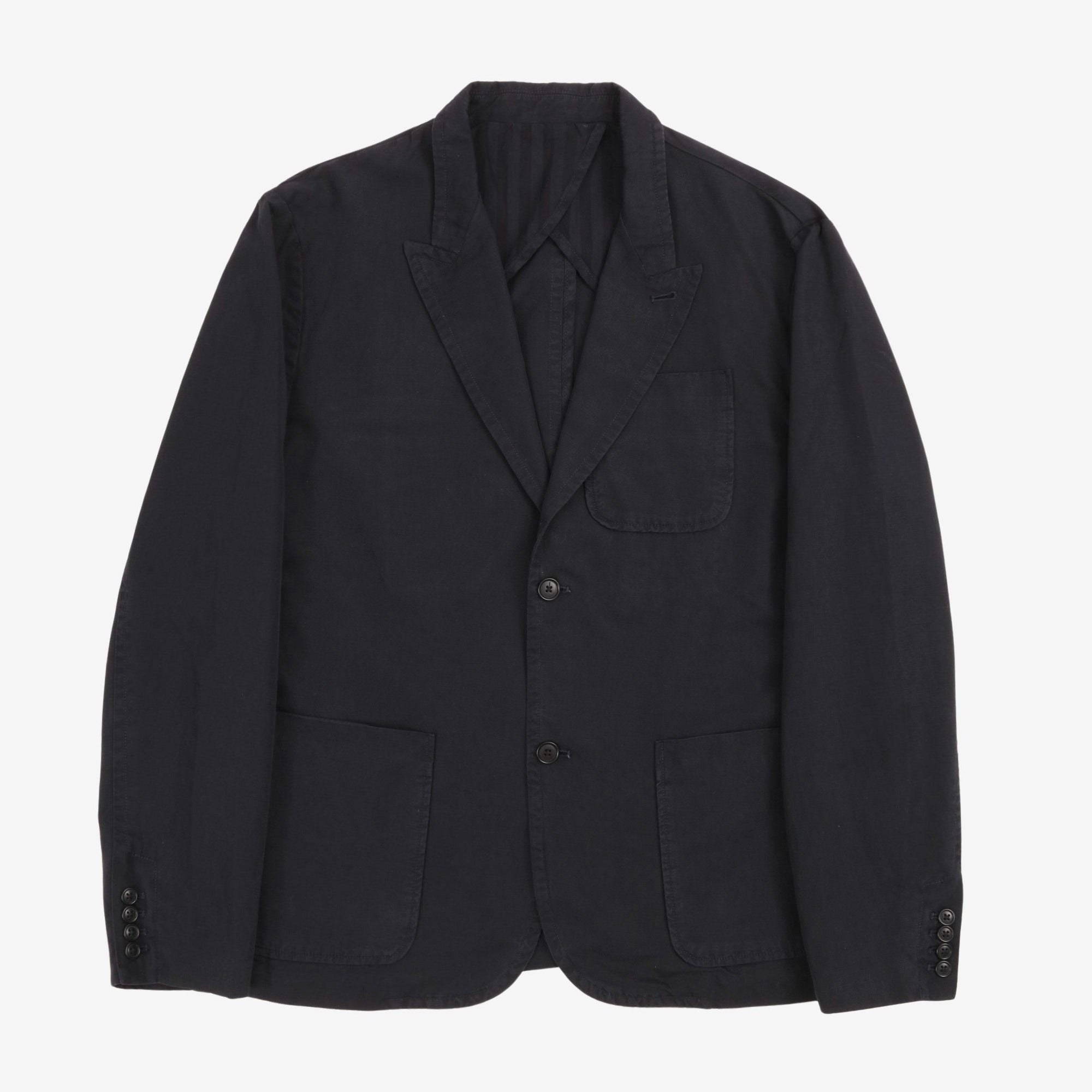Linen Blend Chore Jacket